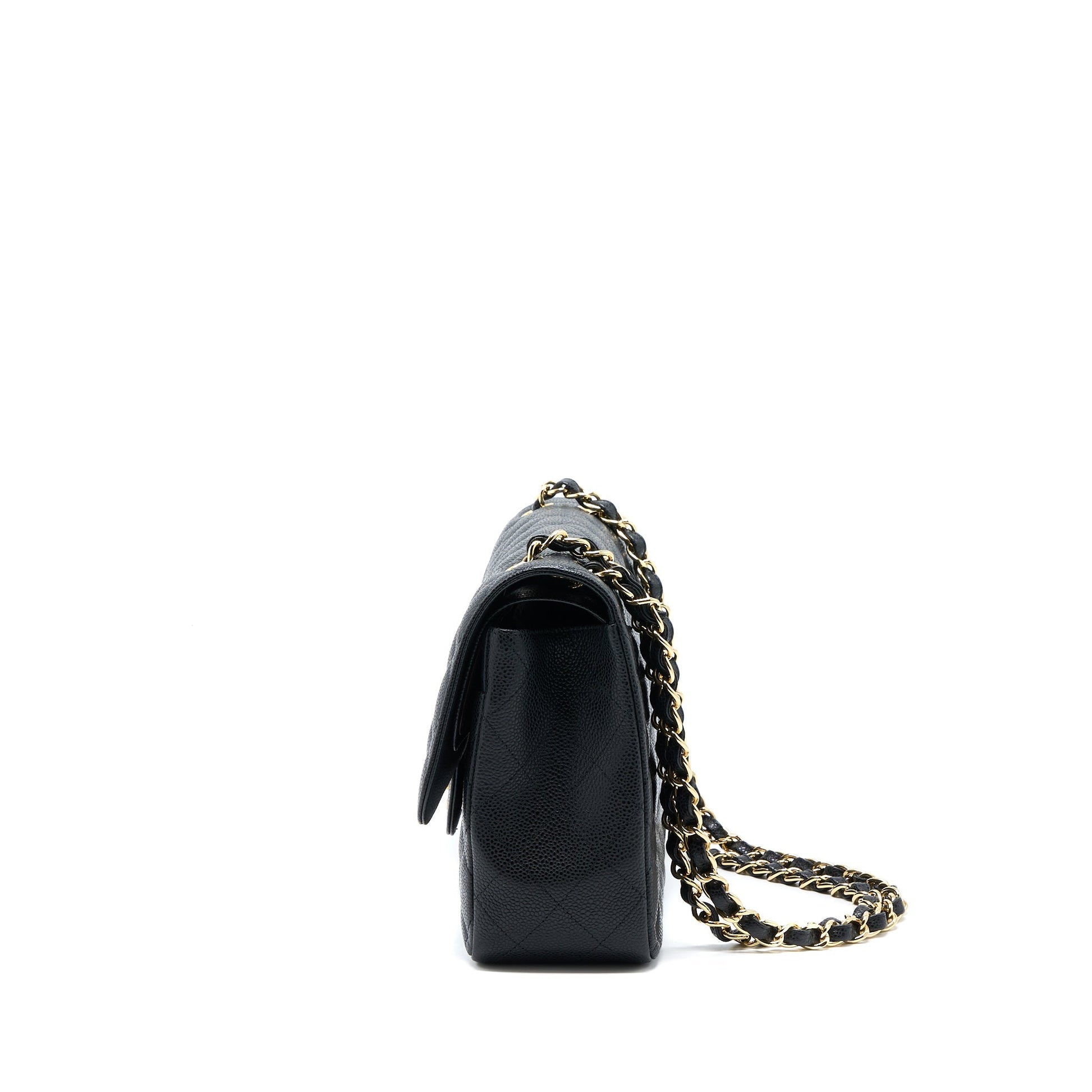 Chanel Jumbo Classic Double Flap Caviar GHW Black Shoulder Bag Ghw 3