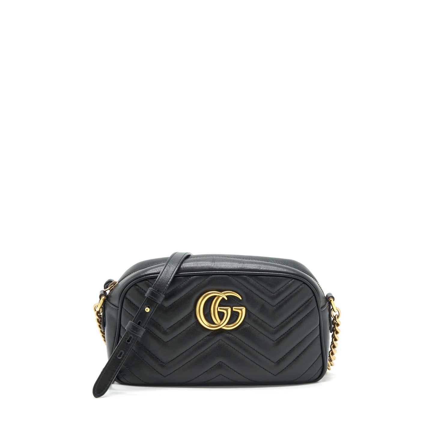 Gucci Marmont Shoulder Bag Matelasse Black 3
