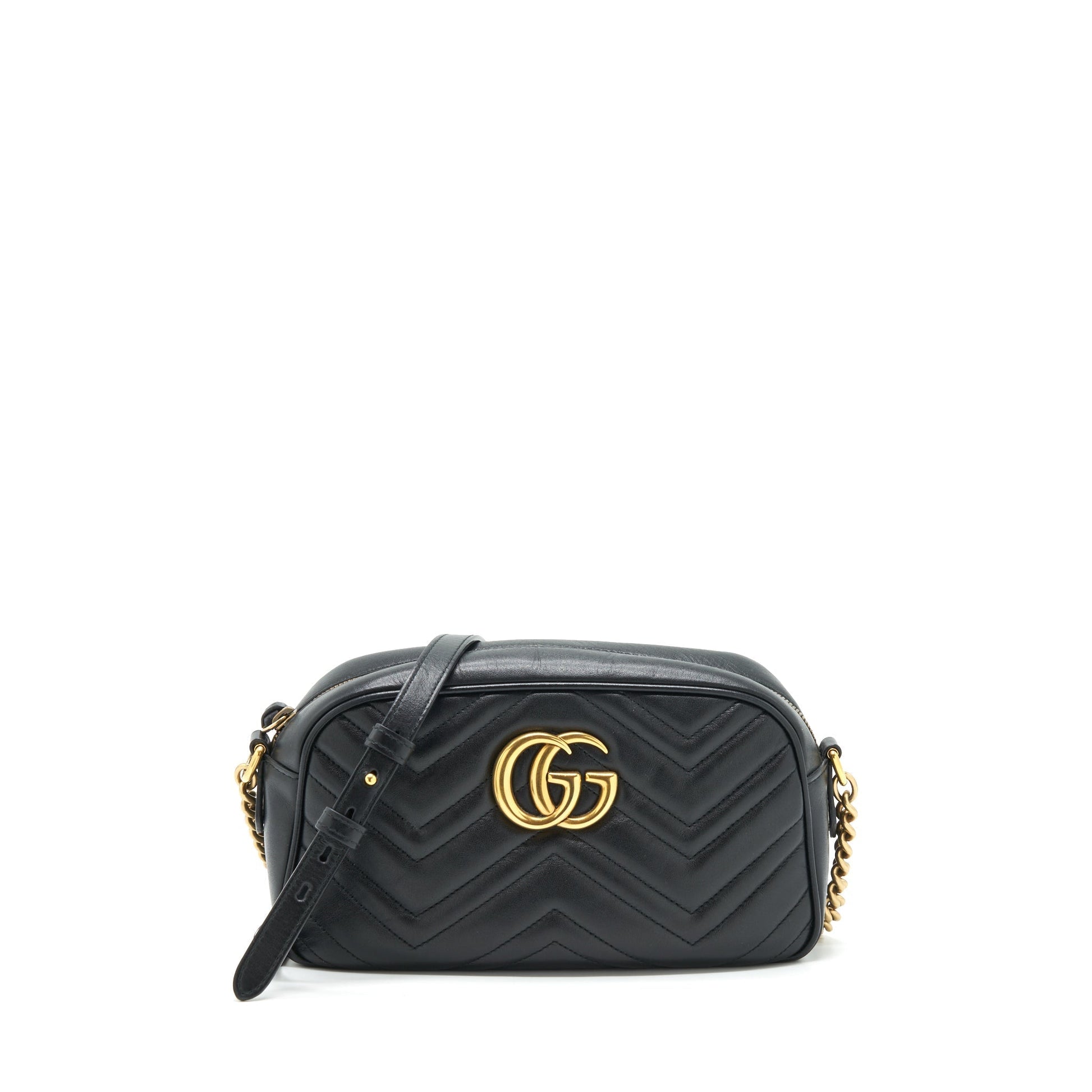 Gucci Marmont Shoulder Bag Matelasse Black 3