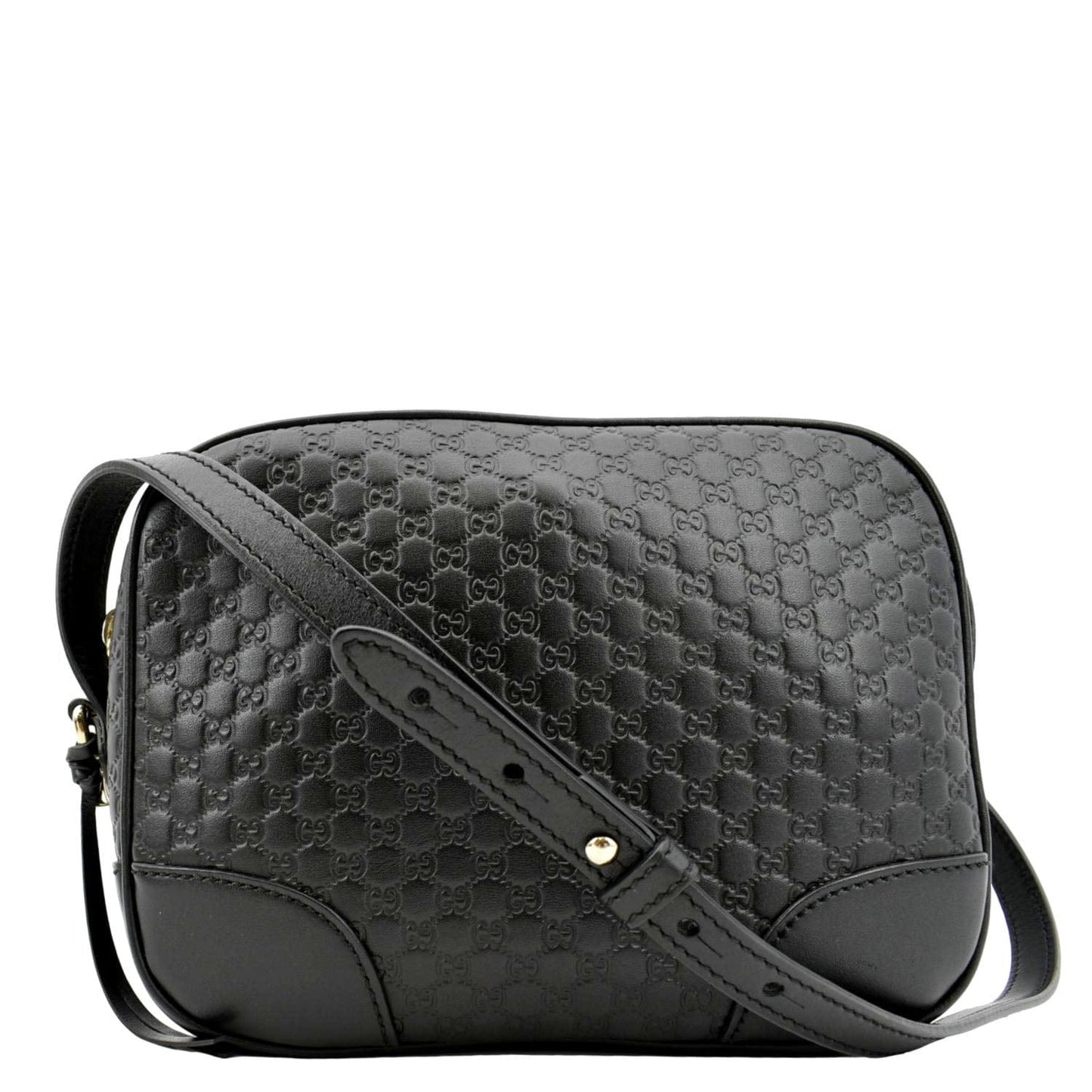 Gucci Bree Microssima Crossbody Bag Leather Black