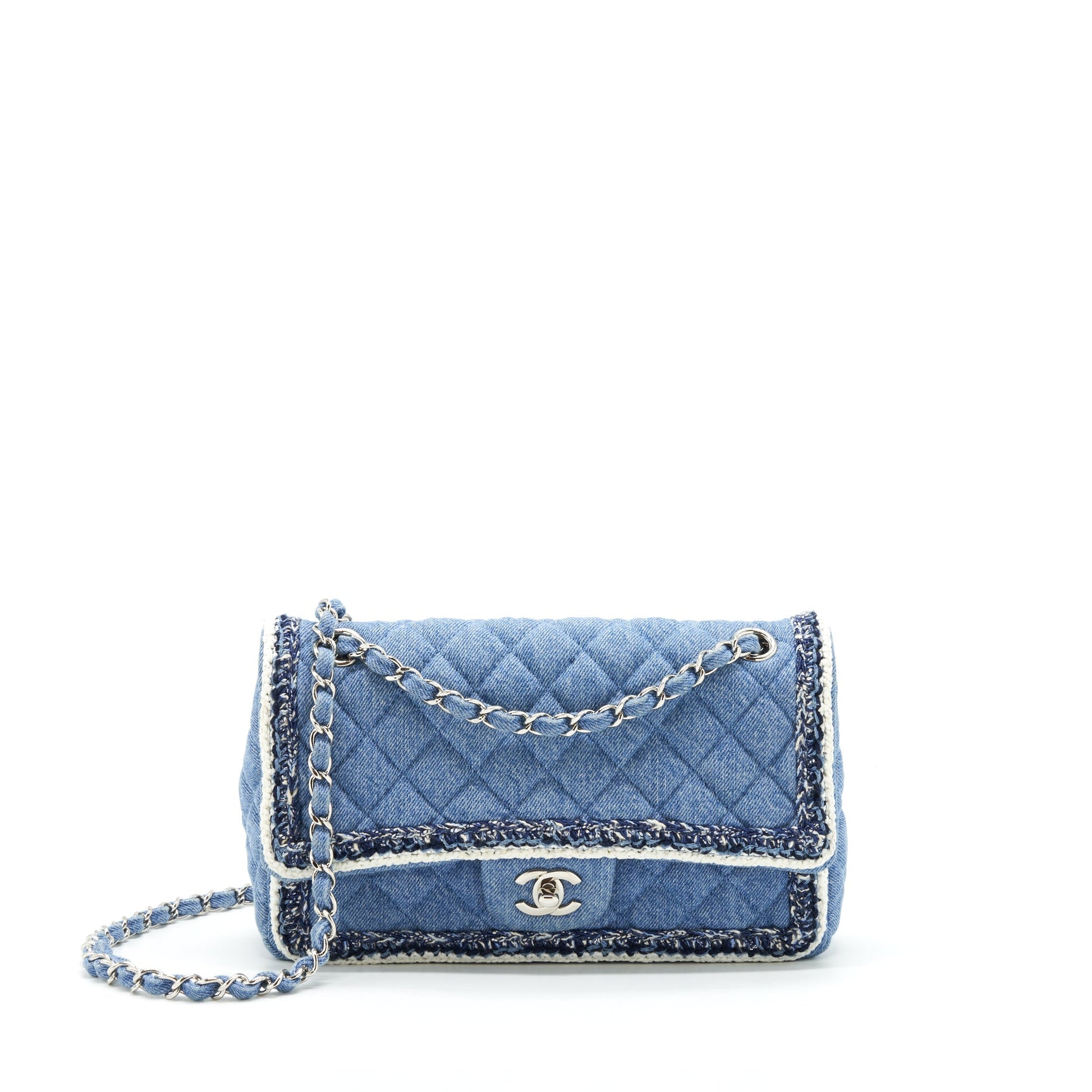 Chanel Classic Flap Denim SHW Handbag
