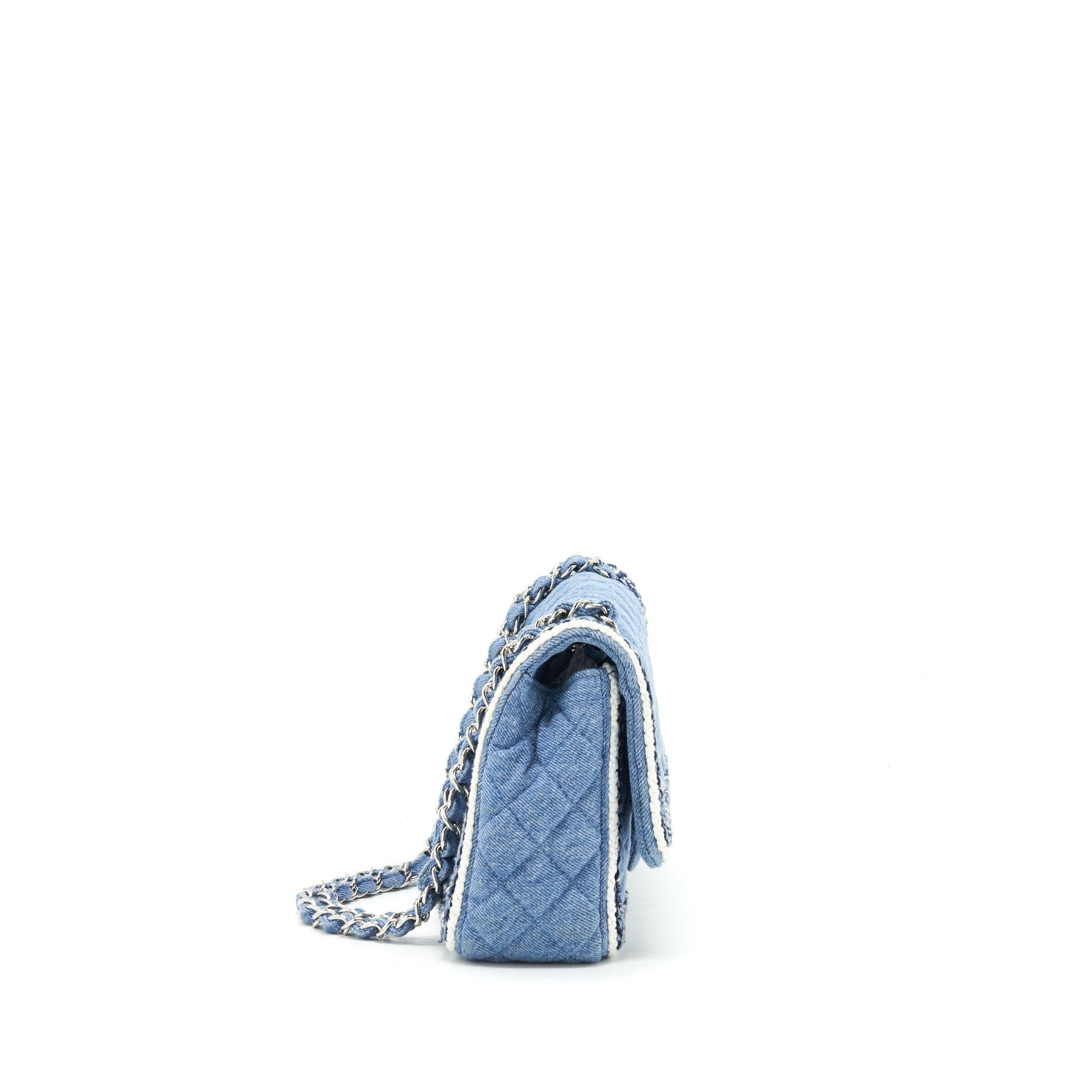 Chanel Classic Flap Denim SHW Handbag