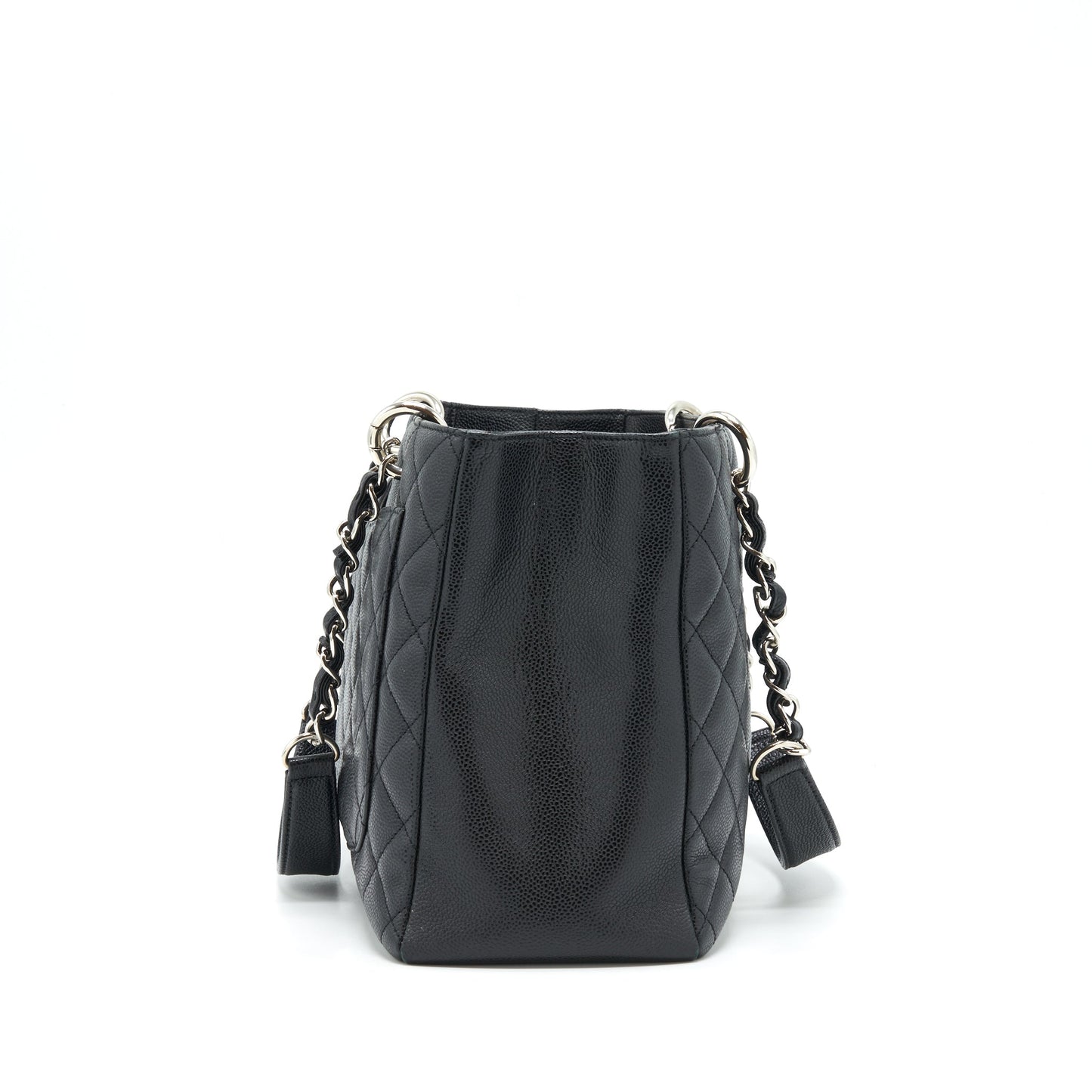 Chanel Grand Shopping Caviar SHW Black Tote Bag Shw 1