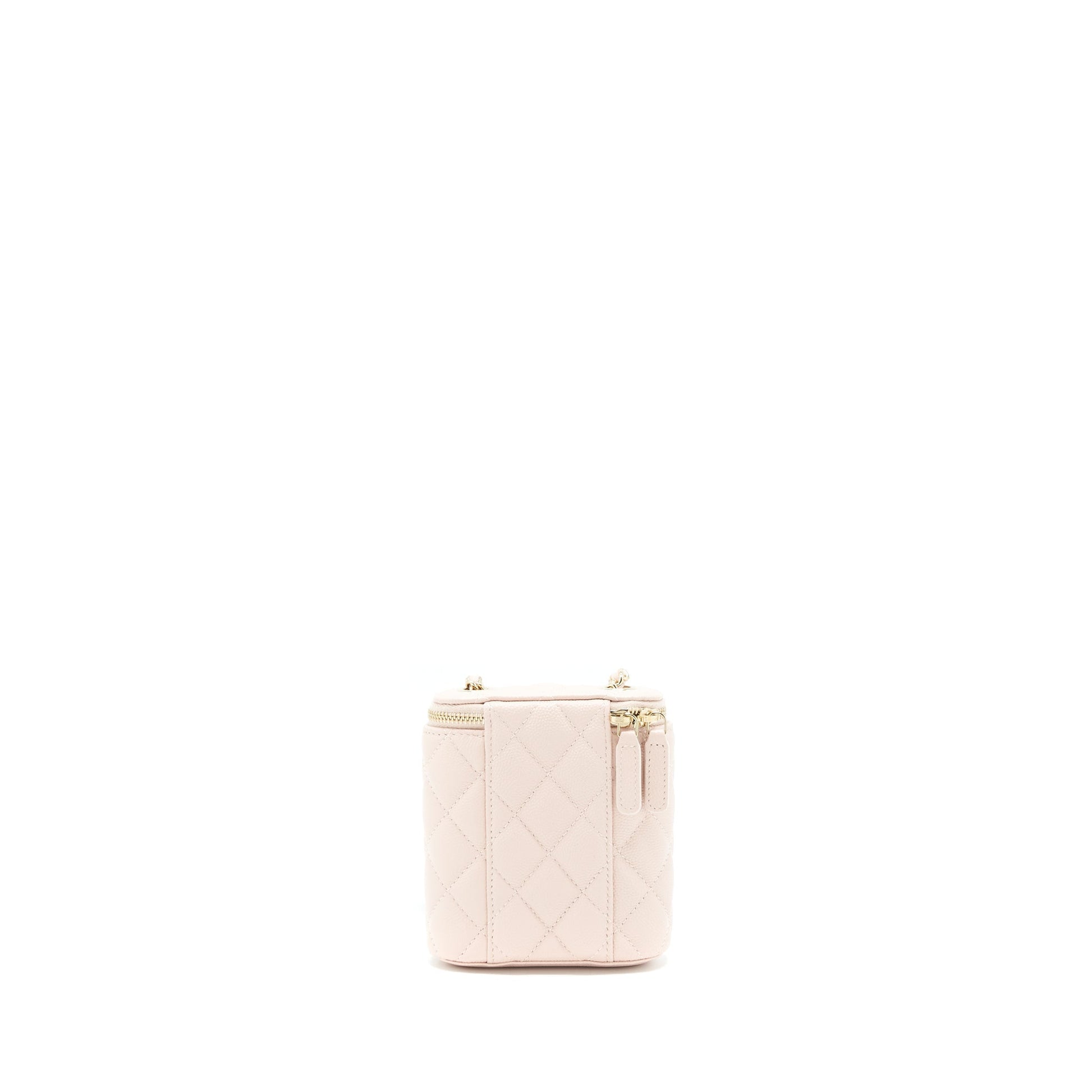 Chanel 21C Vertical Vanity On Caviar Light Pink Handbag