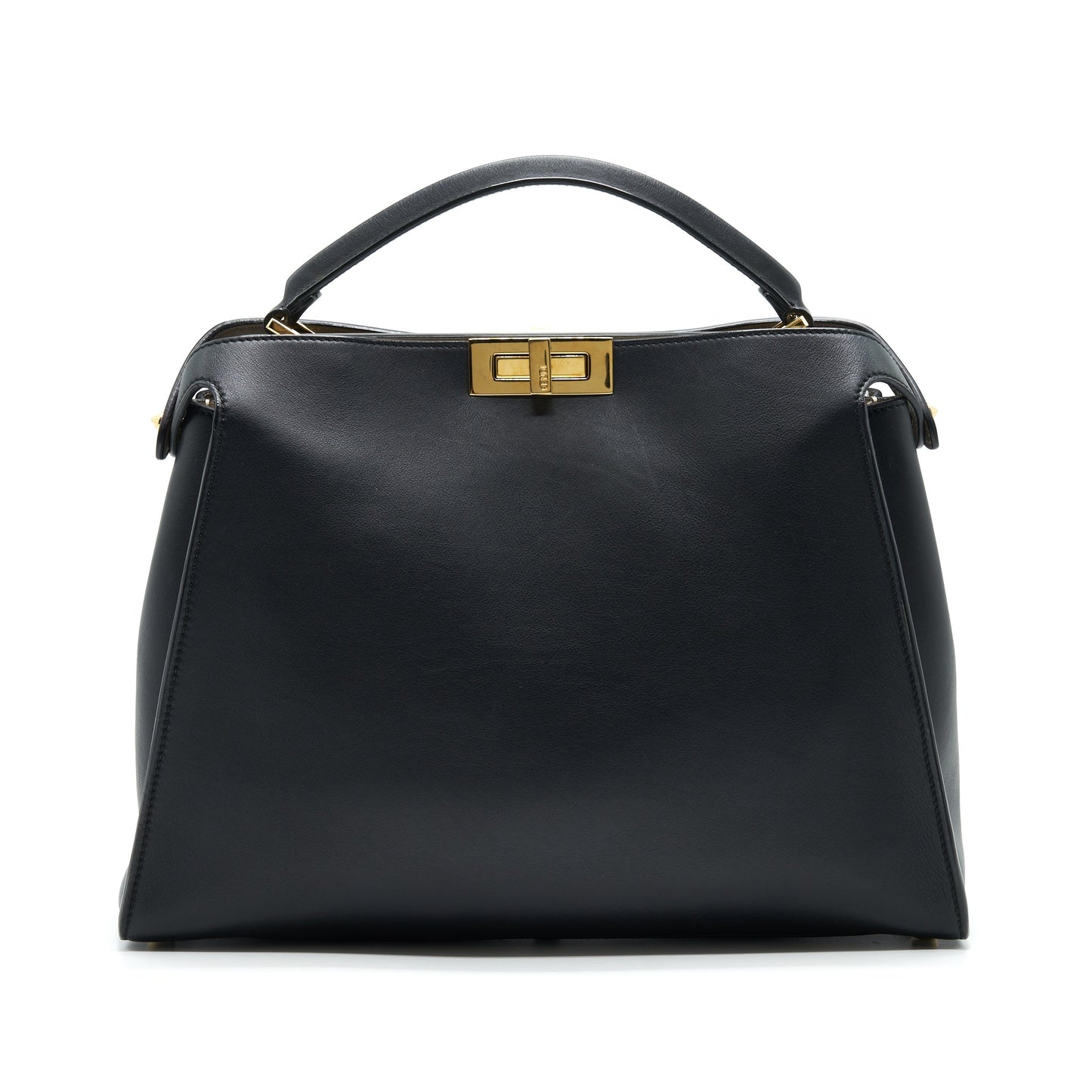 Fendi Peekaboo Purse Black Travel Bag