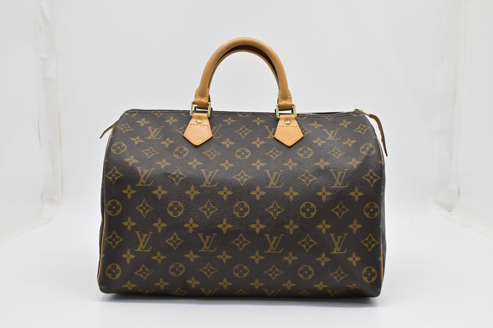 Louis Vuitton Speedy 35 Monogram Canvas Handbag Canvas 2