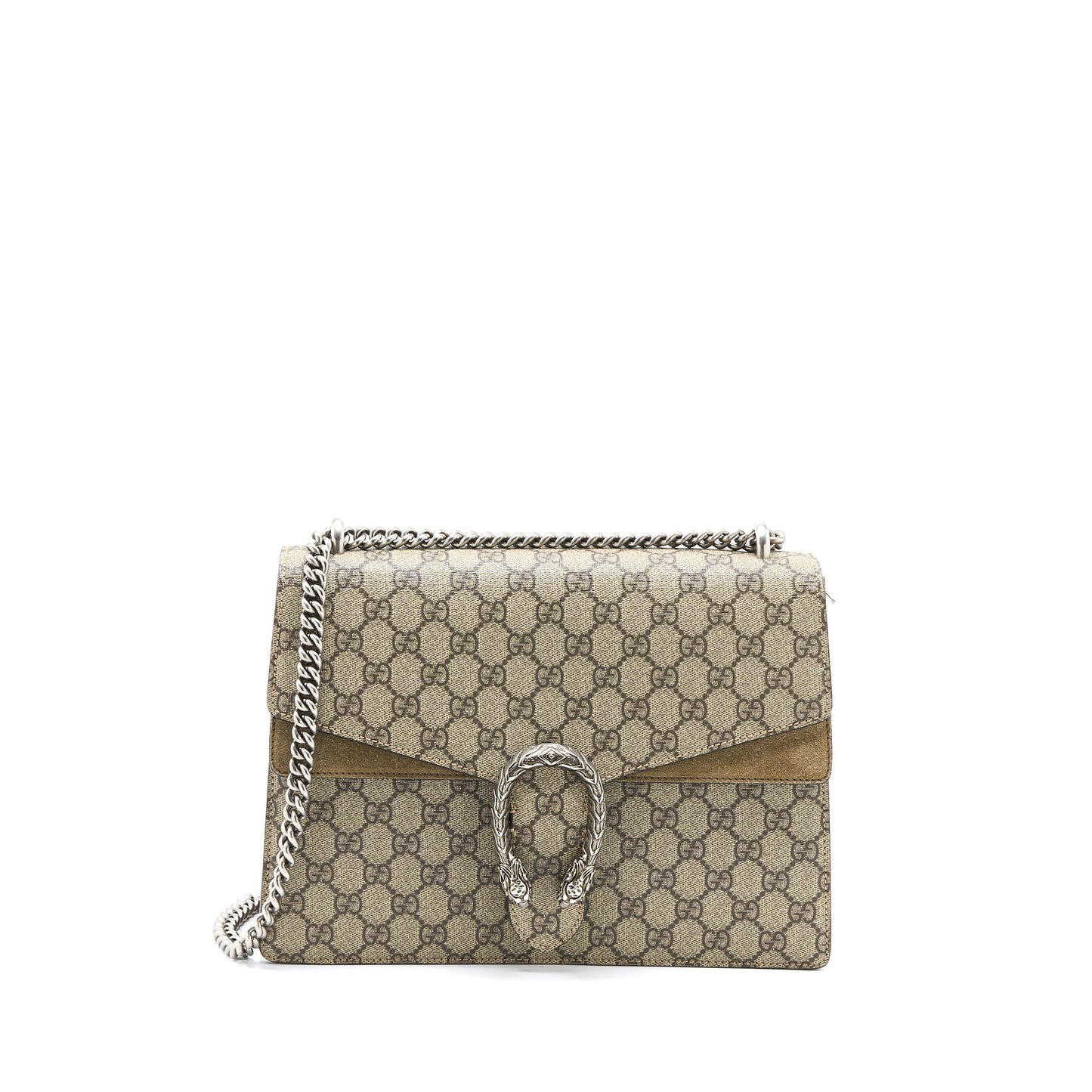 Gucci Dionysus Shoulder Bag Supreme Shw Canvas Suede Suede Shw