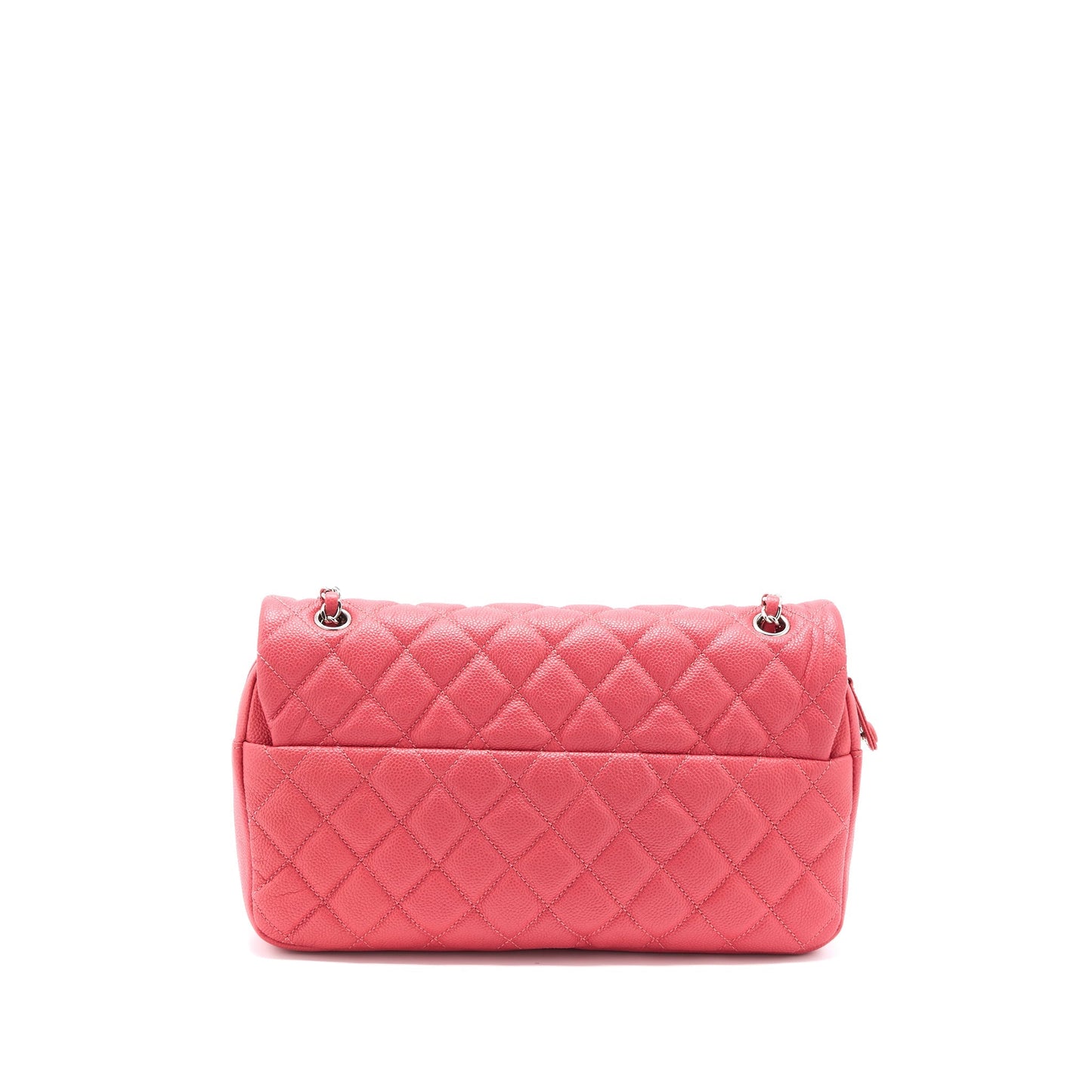 Chanel Easy Flap Caviar SHW Pink Shoulder Bag
