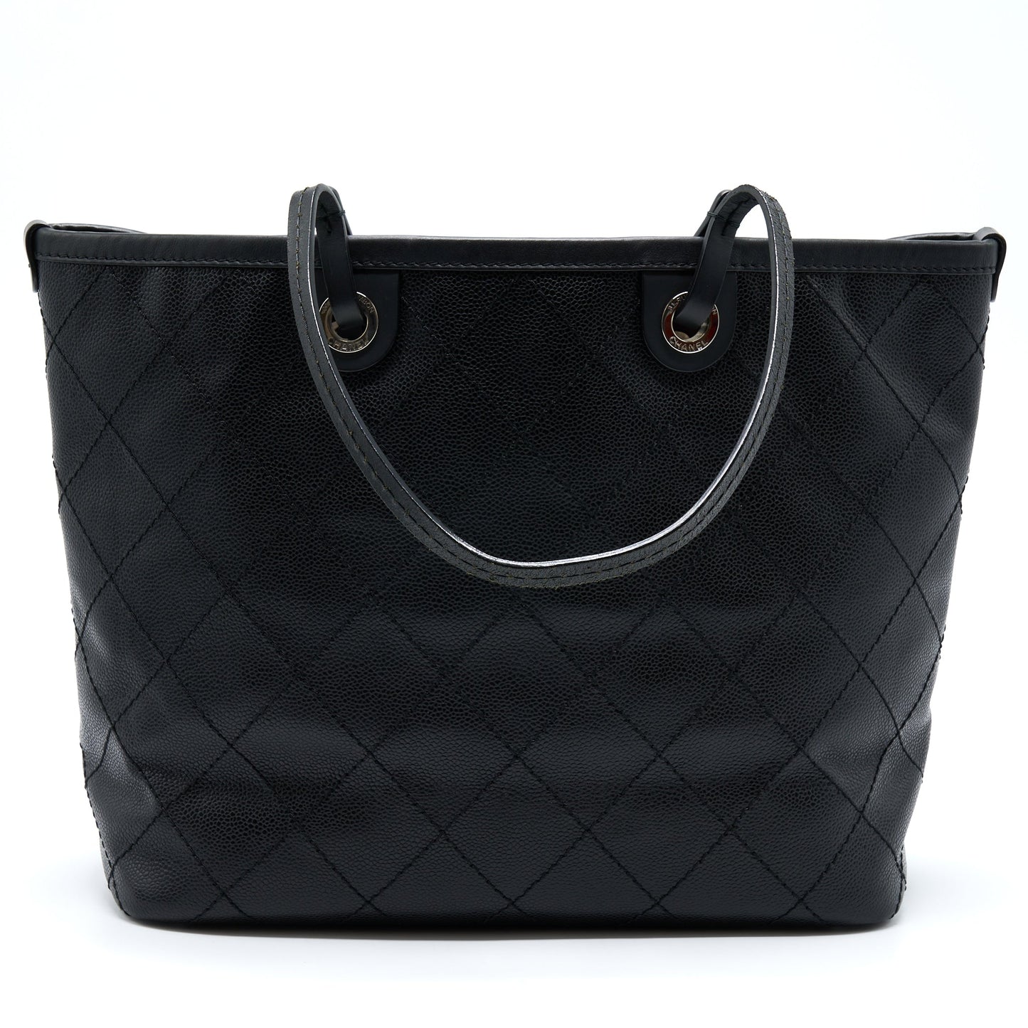 Chanel Caviar SHW Black Tote Bag