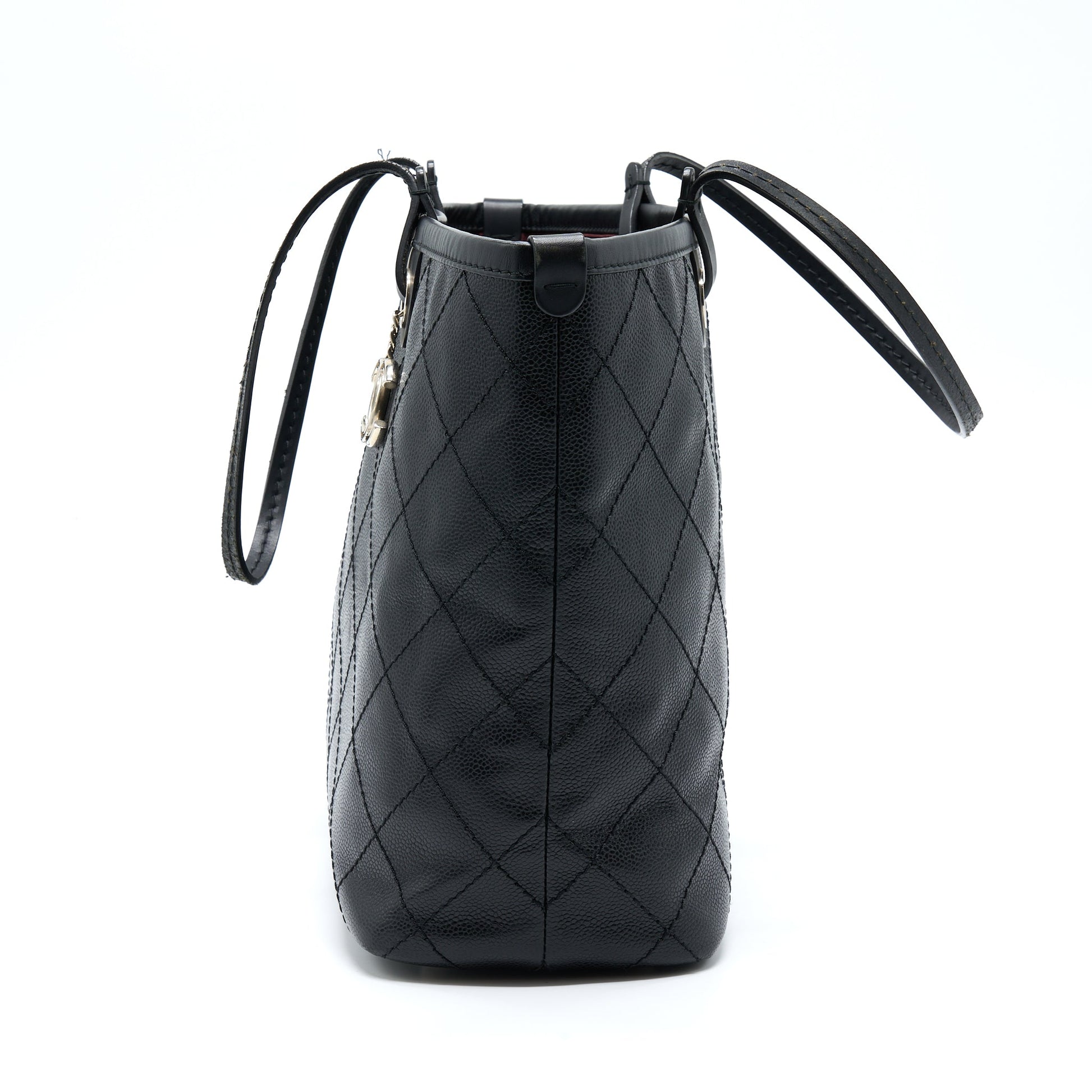 Chanel Caviar SHW Black Tote Bag