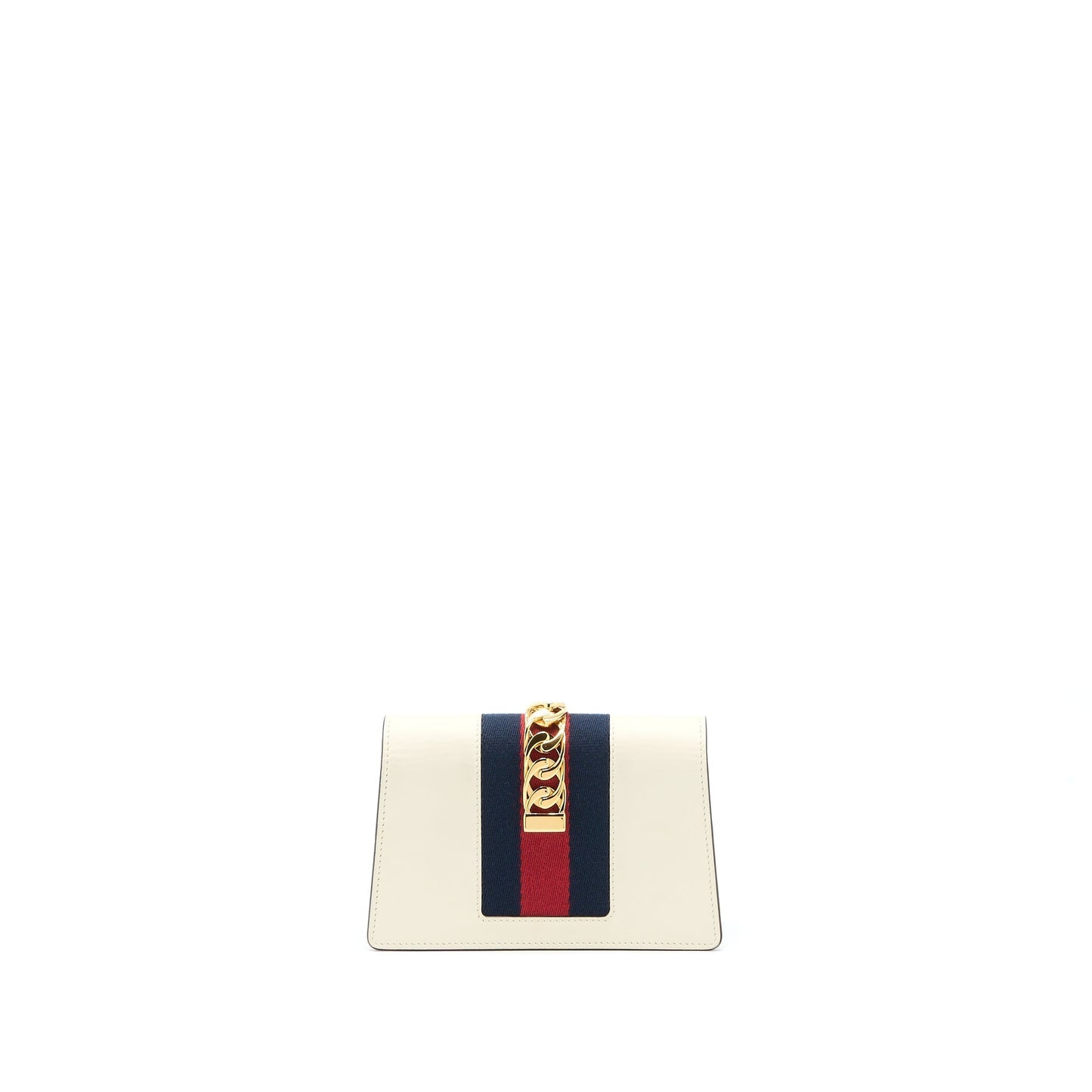 Gucci Sylvie Bag Calfskin White Mini Travel Bag