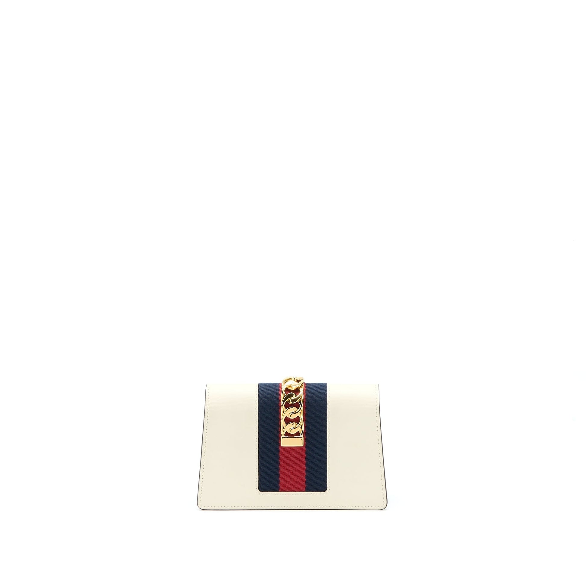 Gucci Sylvie Bag Calfskin White Mini Travel Bag