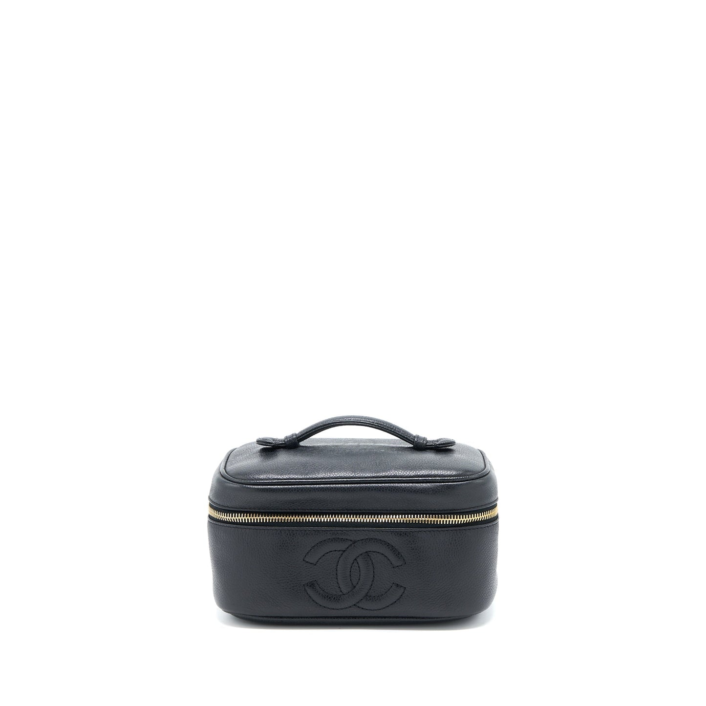 Chanel Vanity Caviar GHW Black Handbag