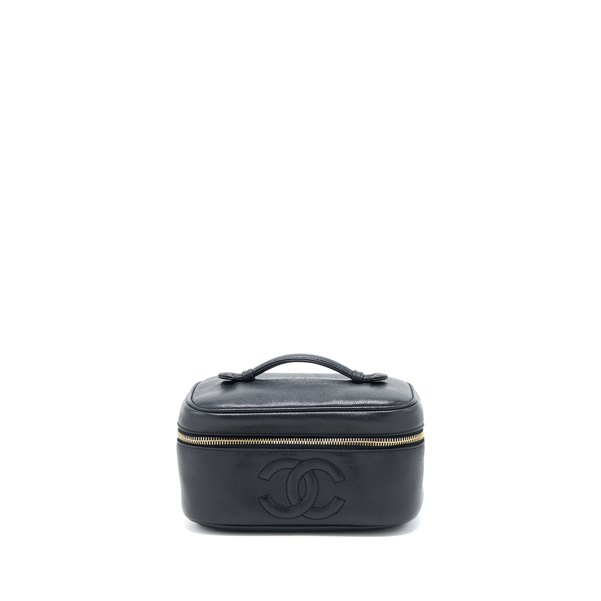 Chanel Vanity Caviar GHW Black Handbag