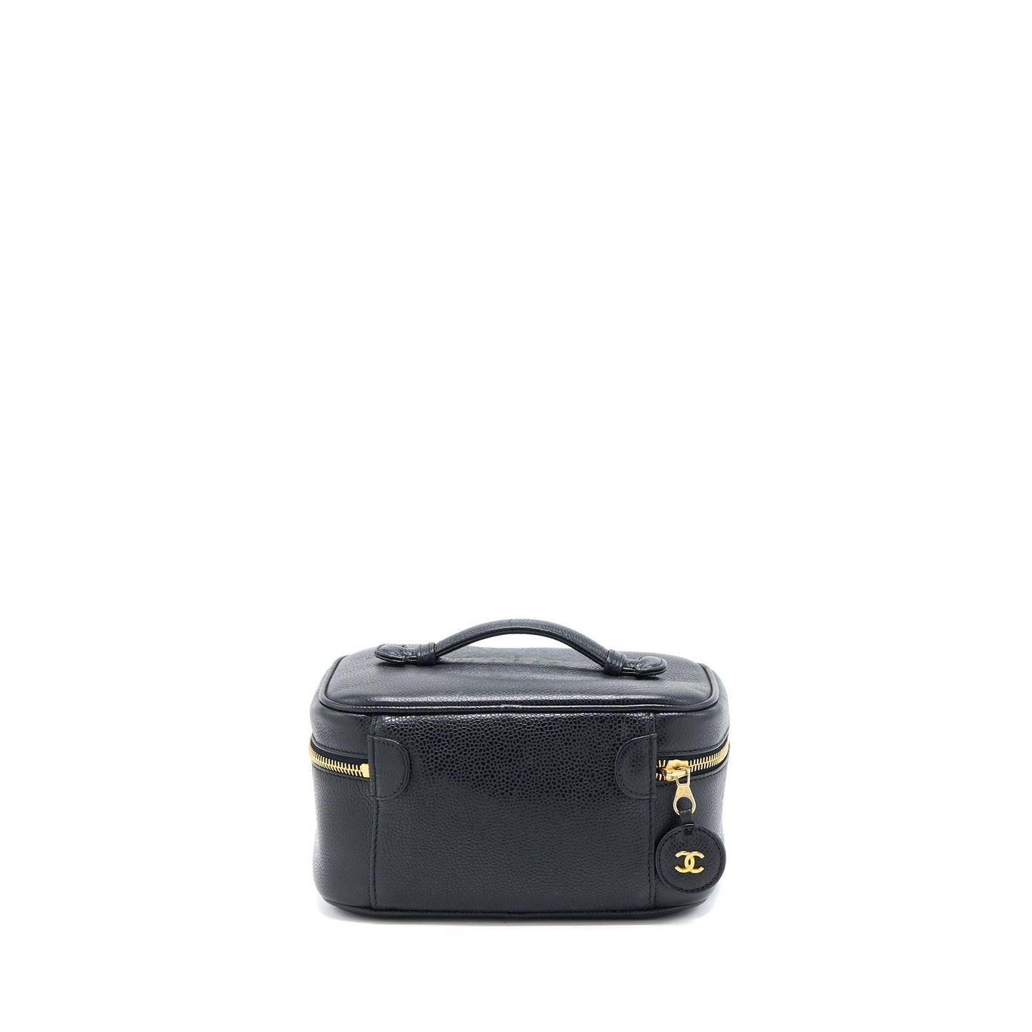Chanel Vanity Caviar GHW Black Handbag