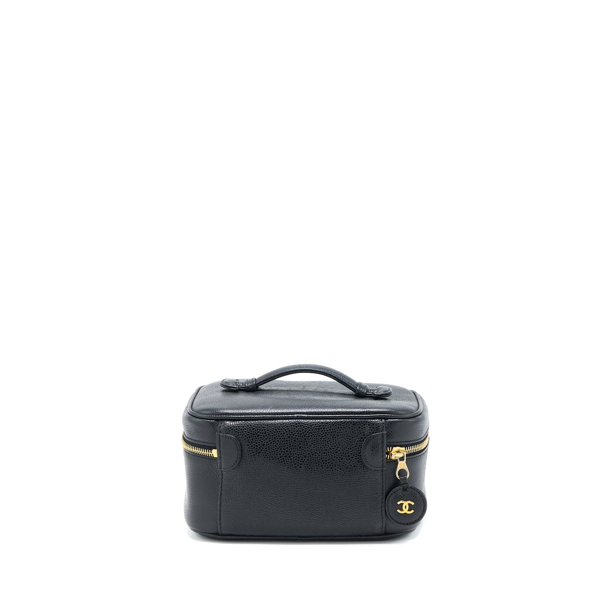 Chanel Vanity Caviar GHW Black Handbag