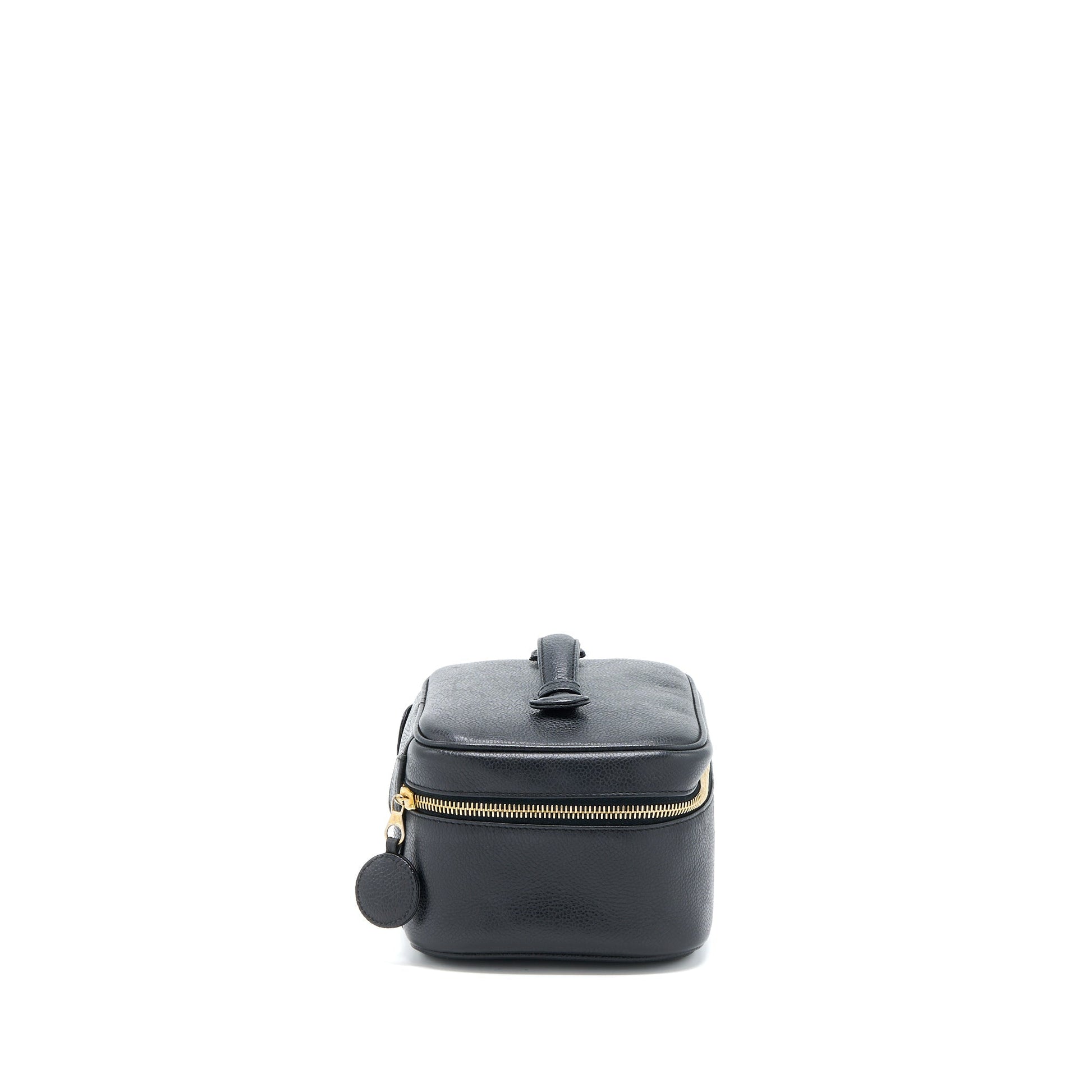 Chanel Vanity Caviar GHW Black Handbag