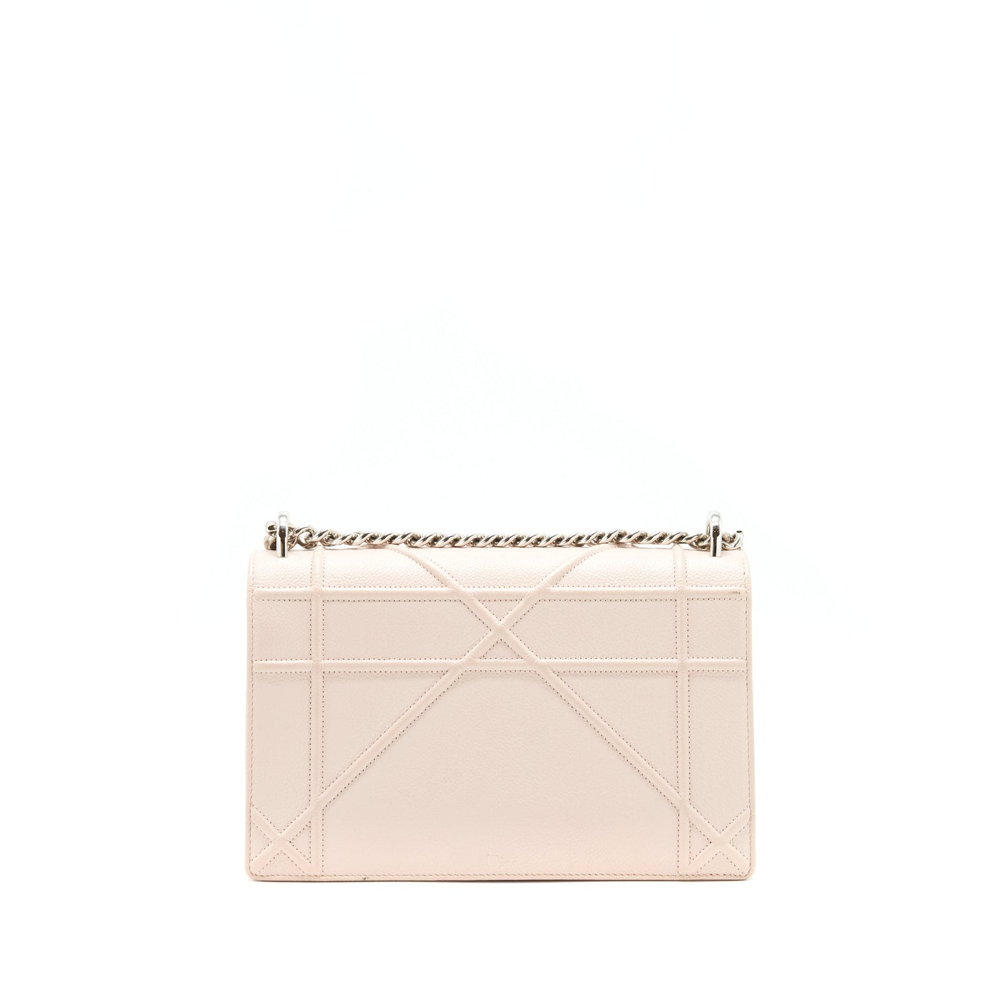 Dior ama Purse Grained Calfskin Light Handbag Pink Medium Travel Bag