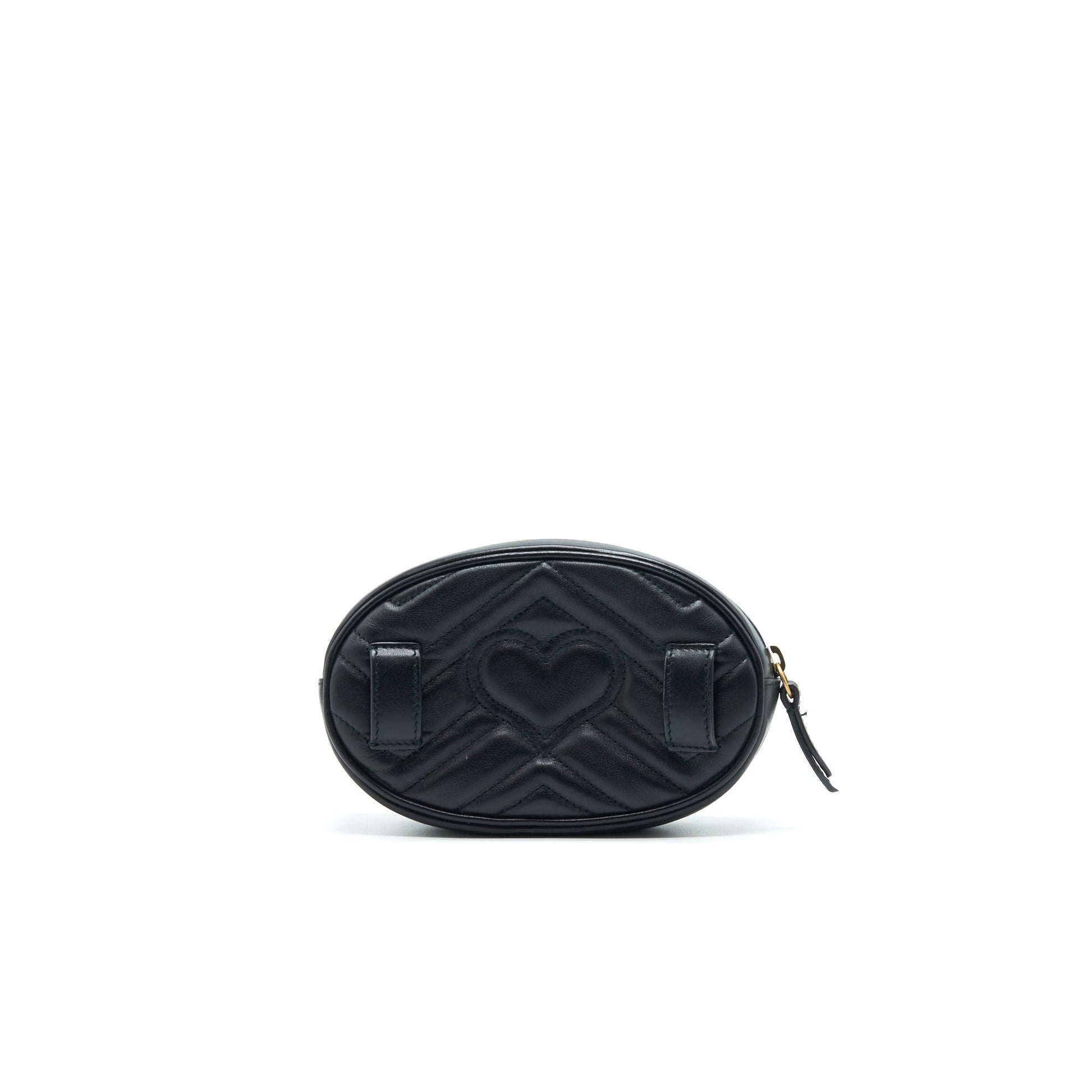 Gucci Marmont Belt Bag In Leather Matelasse Accessory