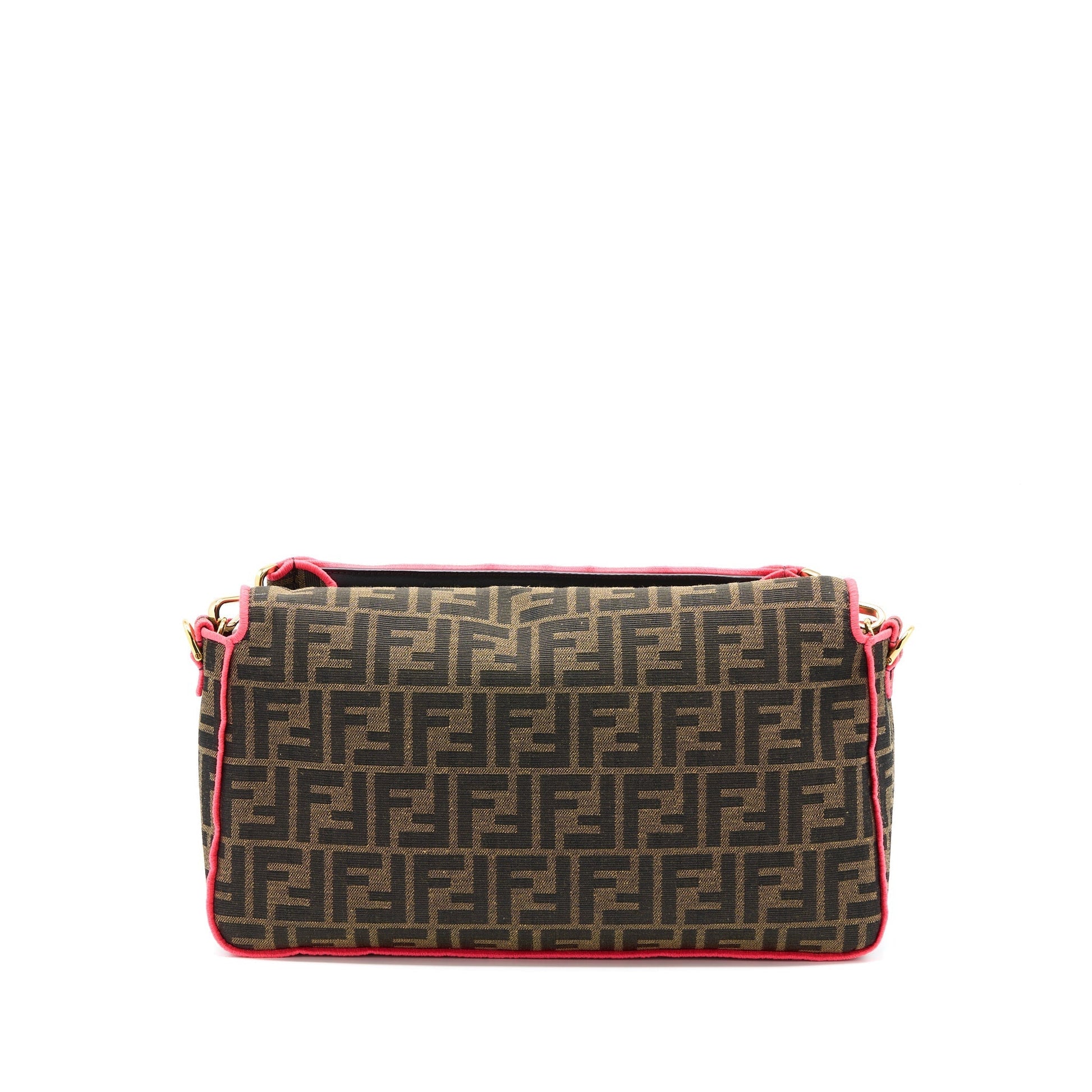 Fendi Buguette Purse Jacquard Fabric Multicolour Mini Shoulder Bag