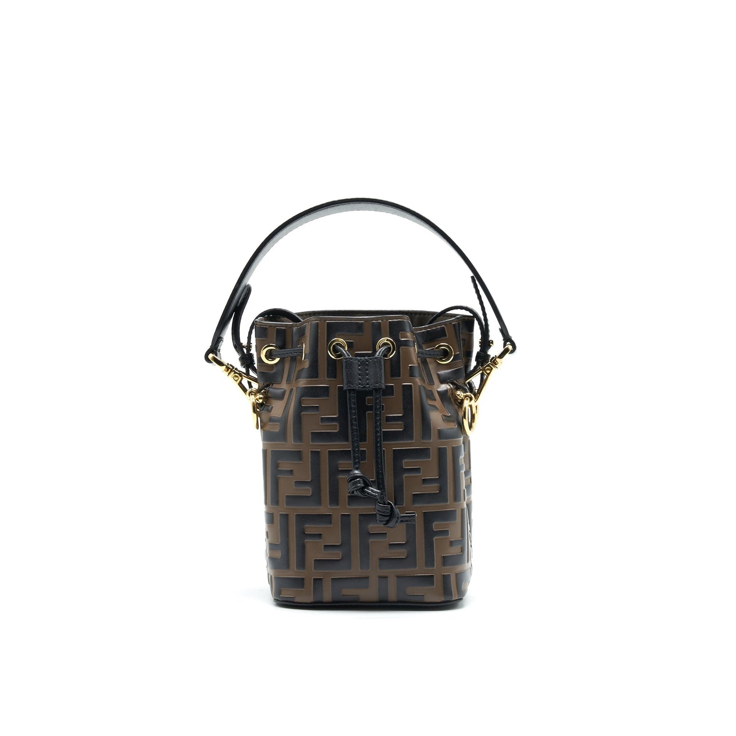 Fendi Mon Tresor Purse Brown Mini Bucket Bucket Bag