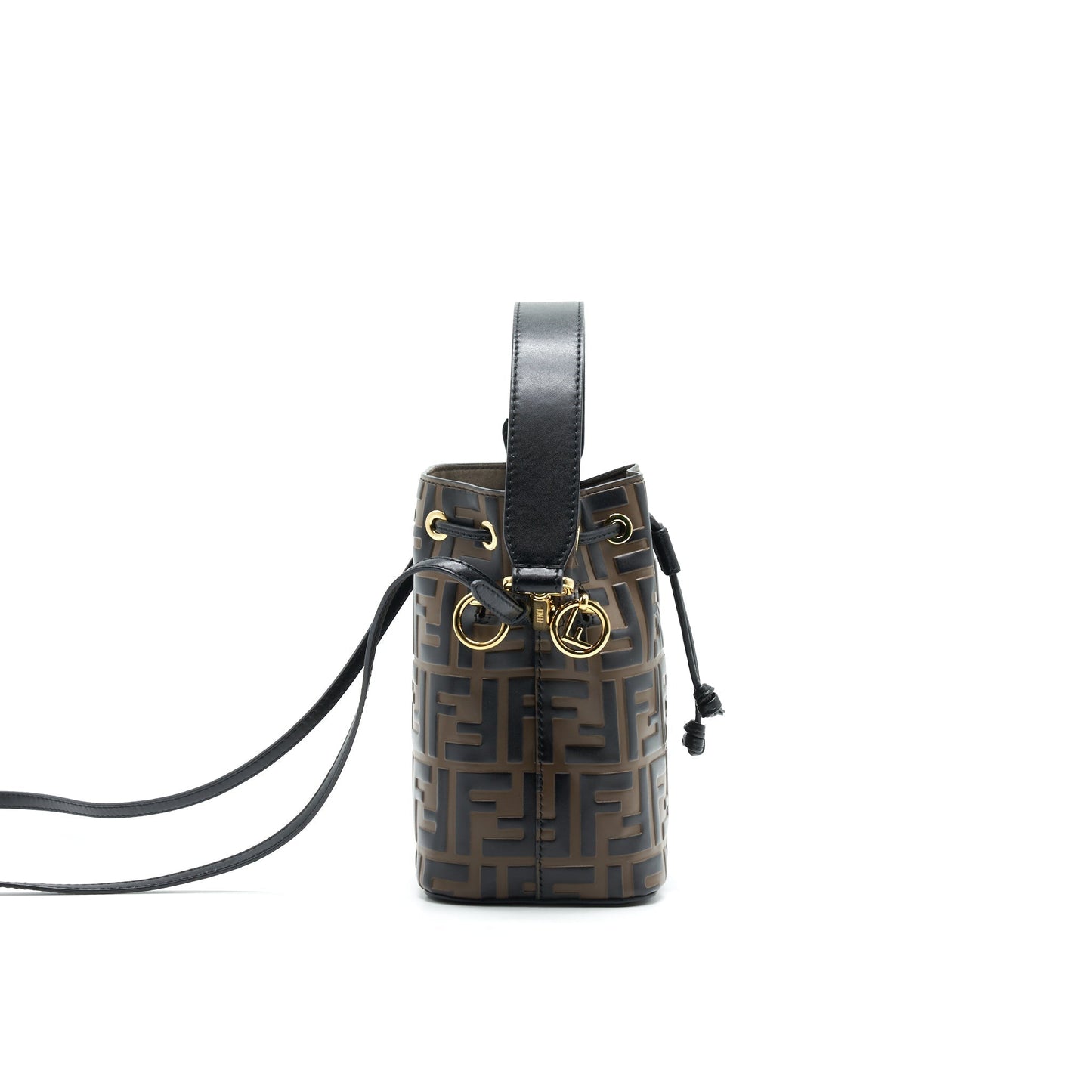 Fendi Mon Tresor Purse Brown Mini Bucket Bucket Bag