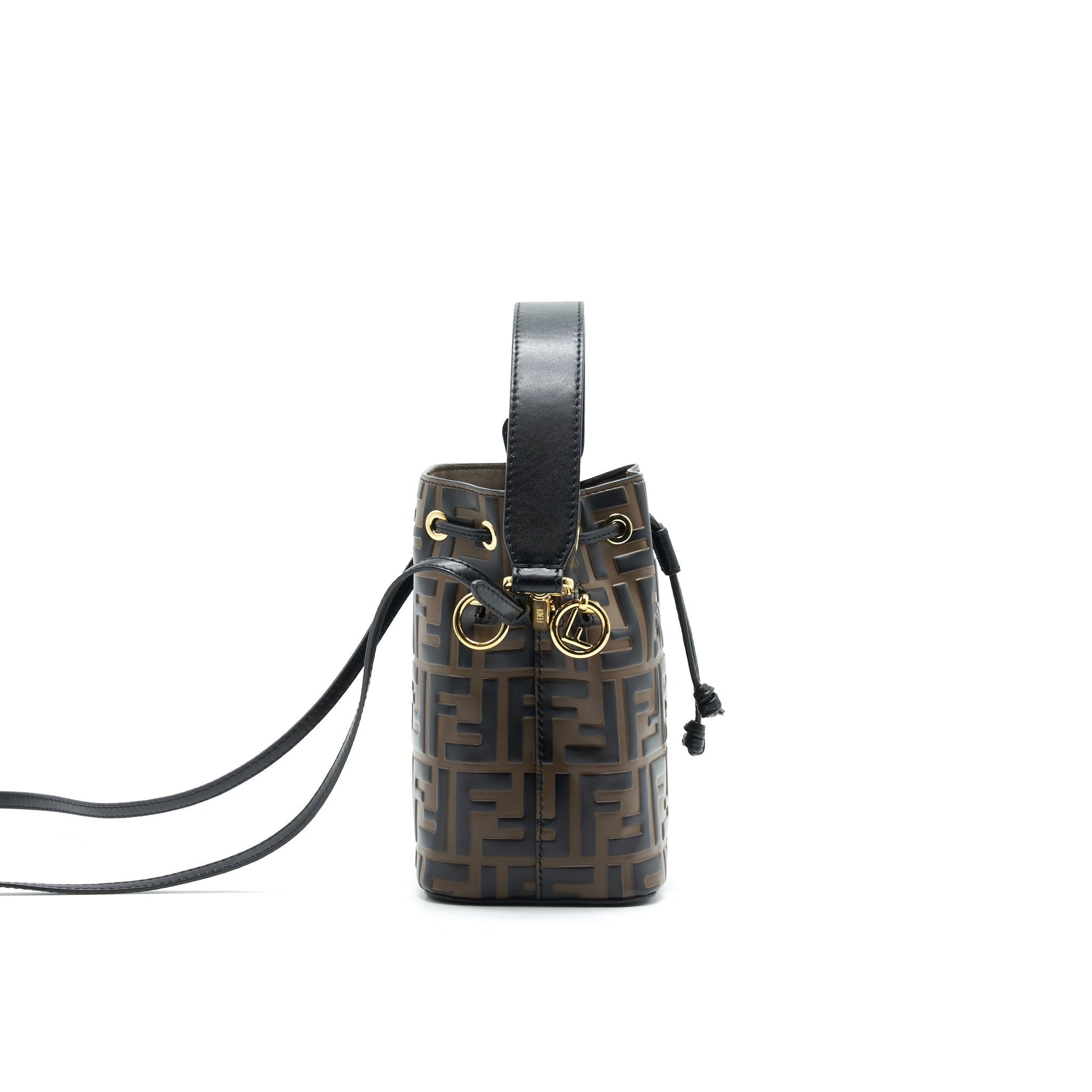 Fendi Mon Tresor Purse Brown Mini Bucket Bucket Bag