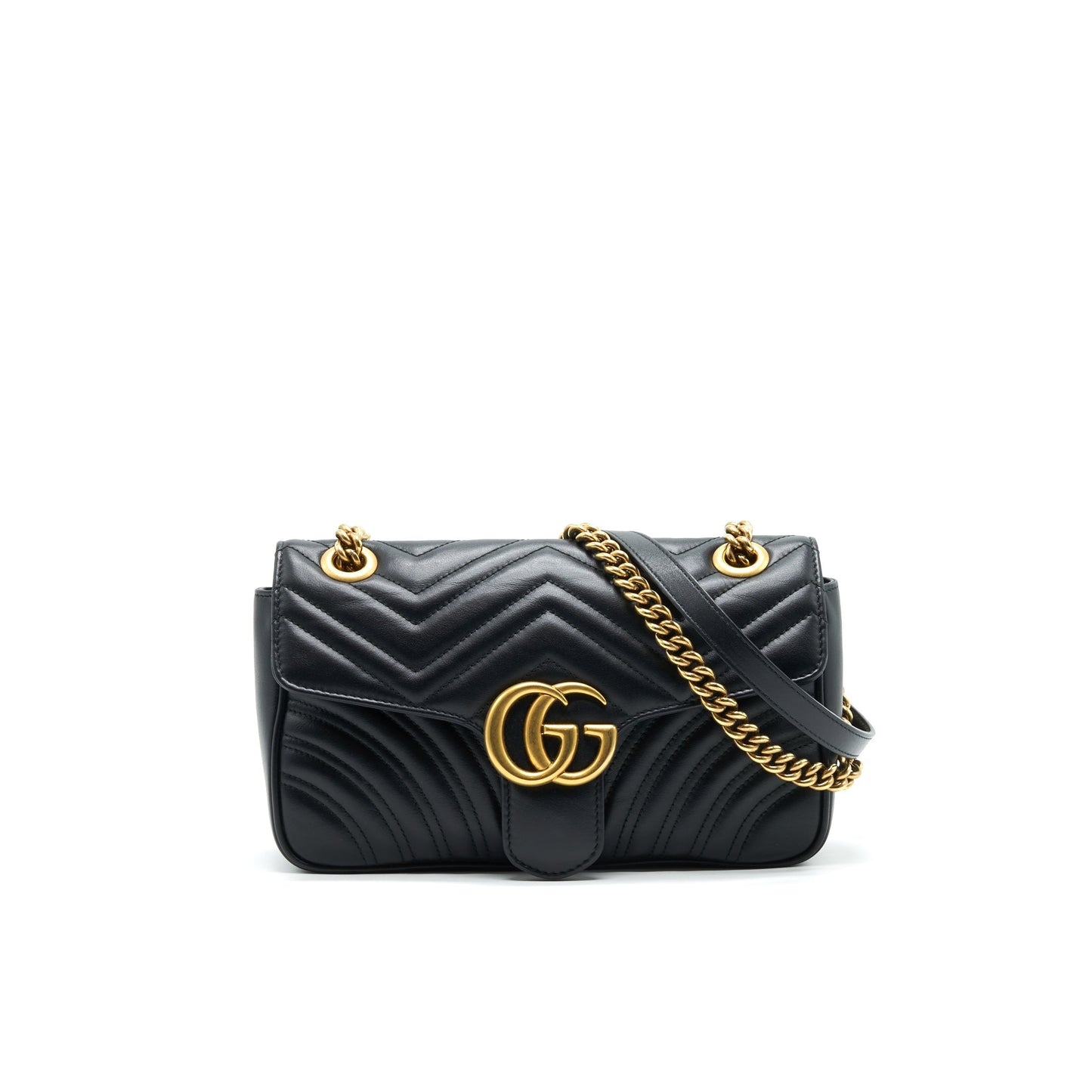Gucci Marmont Bag Black Small Shoulder Bag Bag Black