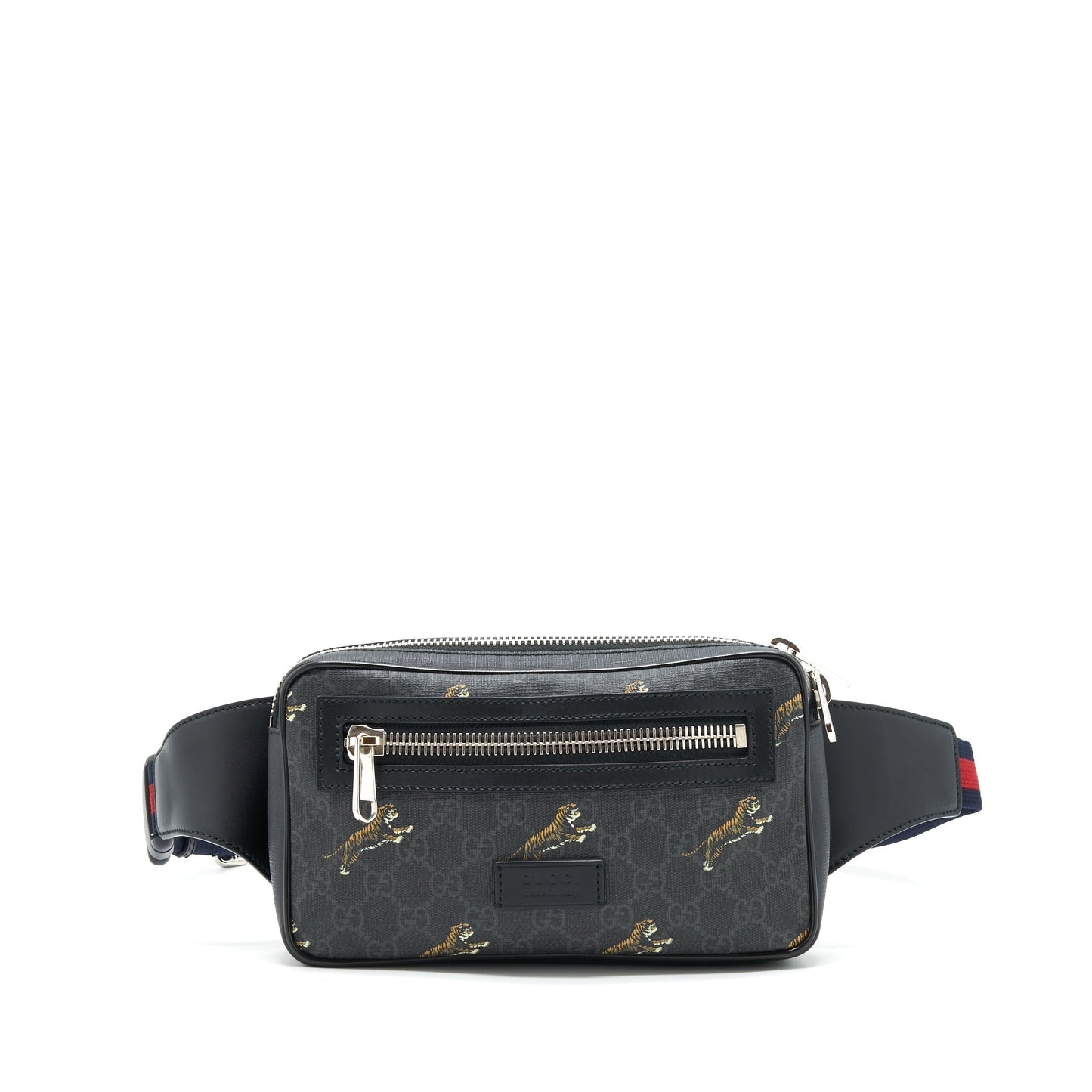 Gucci Supreme Tiger Belt Bag Shw Black Accessory
