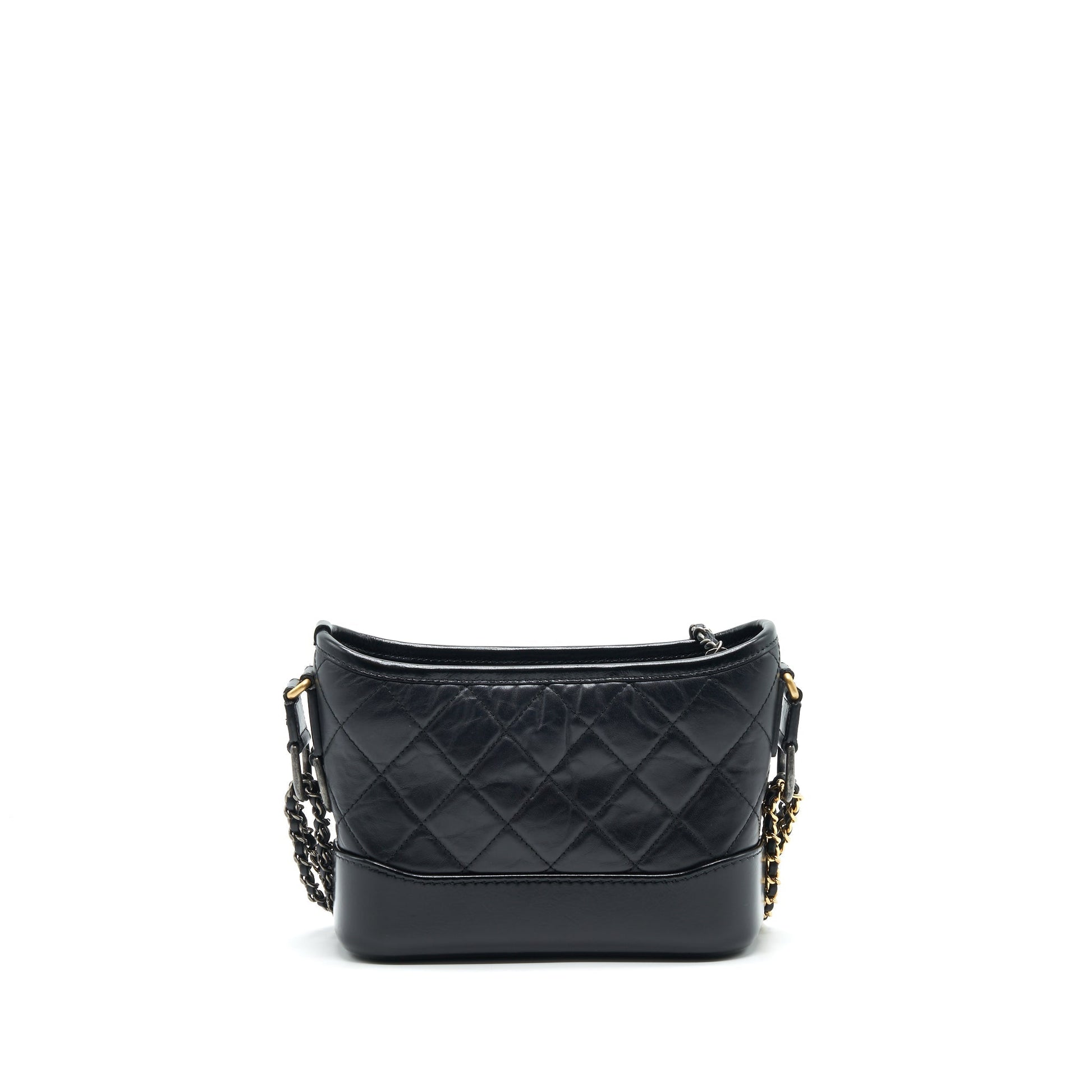 Chanel Gabrielle Hobo Black Small Shoulder Bag Bag Black
