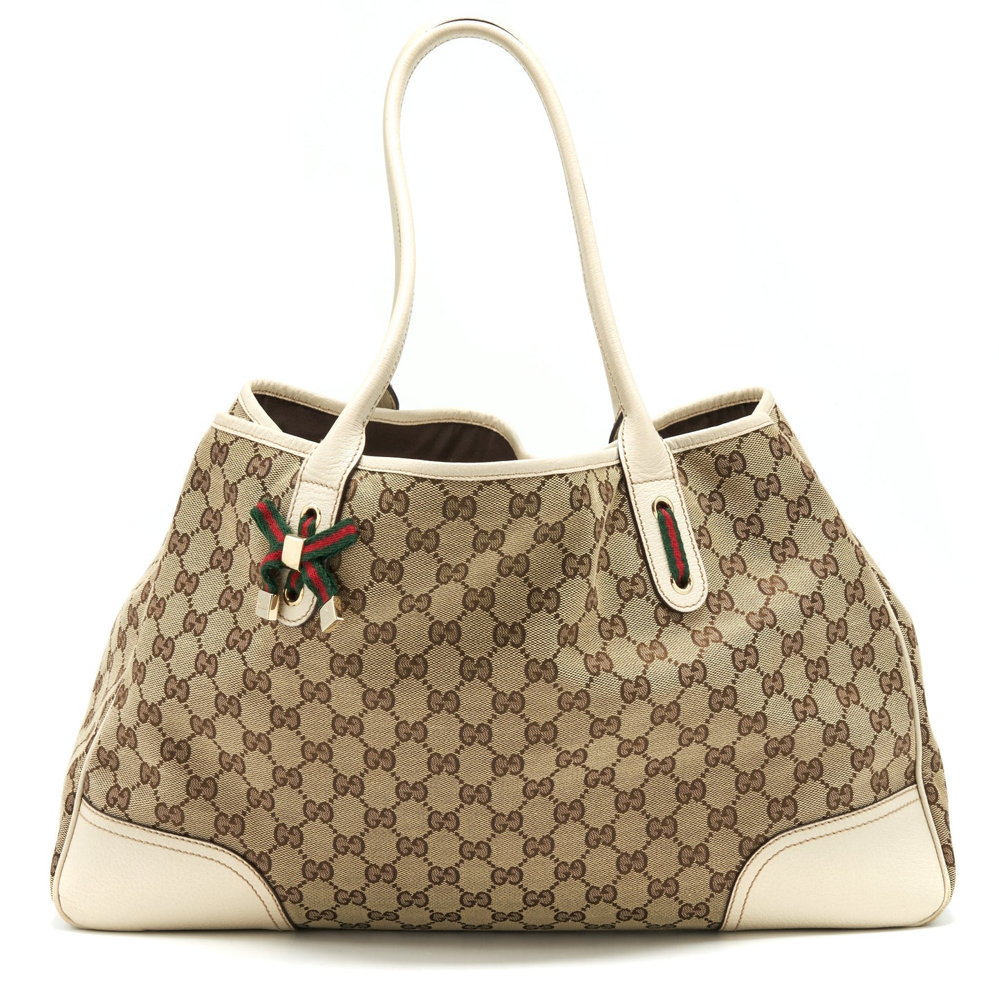 Gucci Princy Tote Bag Supreme Canvas White