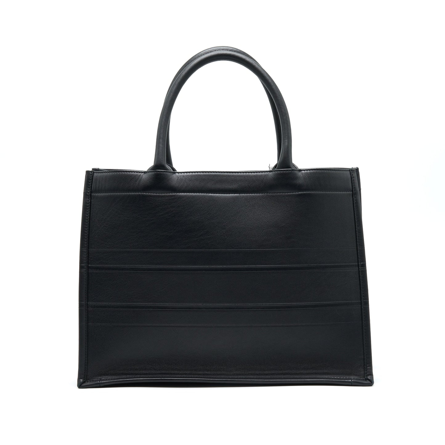 Dior Booktote Handbag Leather Black Tote Bag
