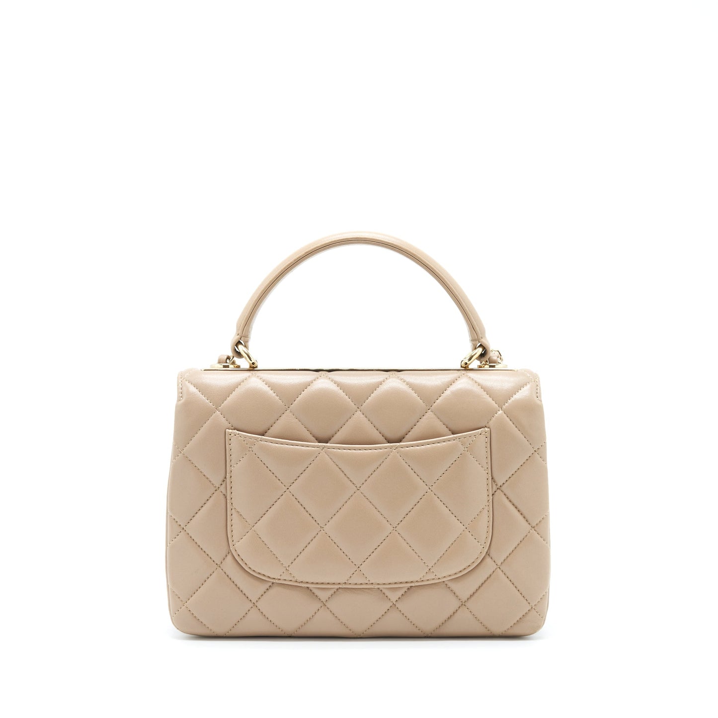 Chanel Trendy CC Flap Lambskin LGHW Beige Shoulder Bag