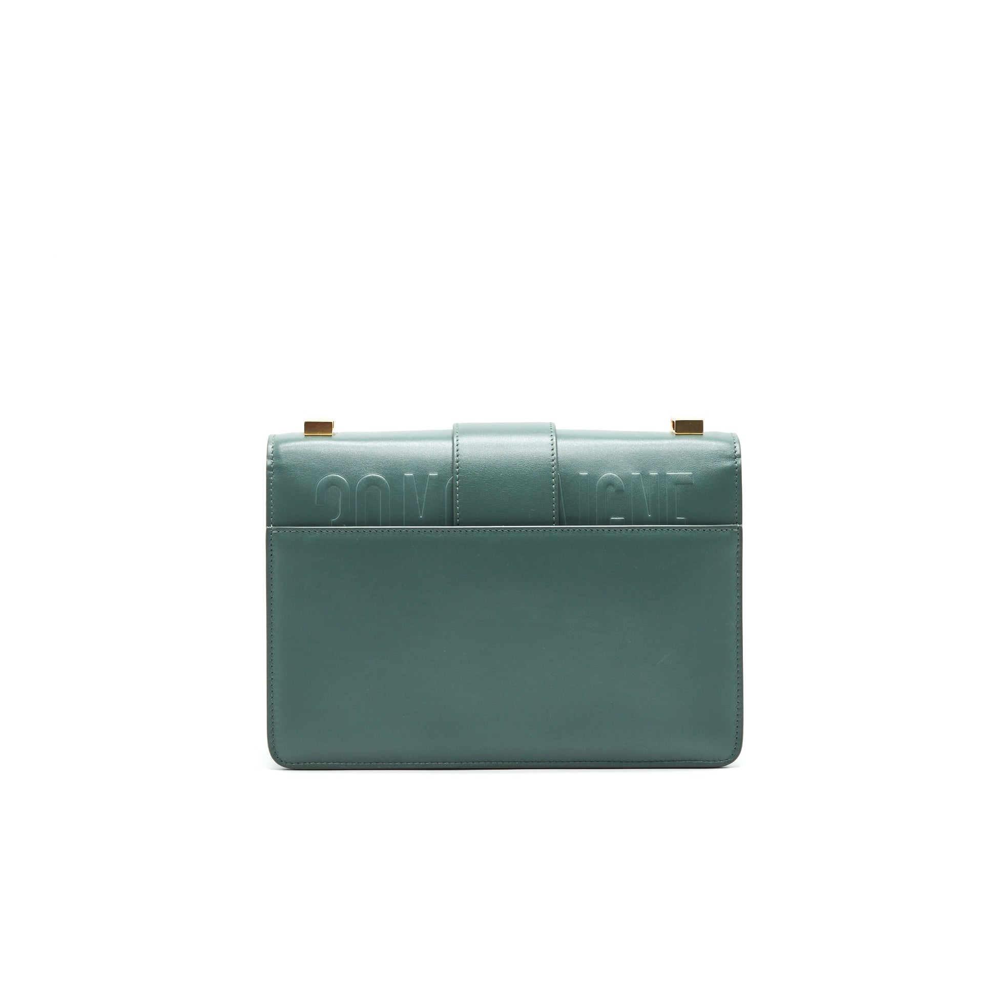 Dior Montaigne Purse Calfskin Handbag Green Medium Travel Bag