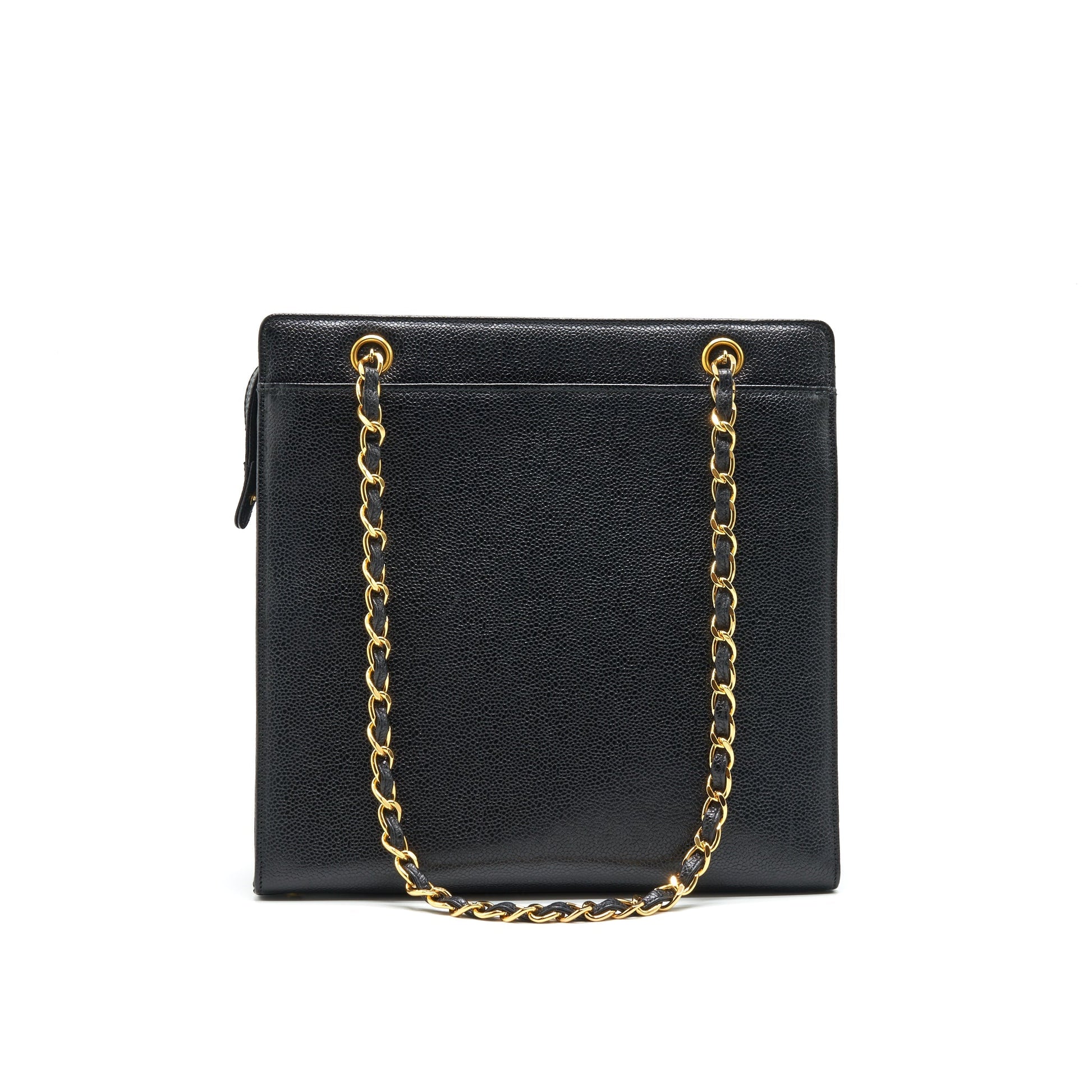 Chanel   24k Gold Caviar shopping Bag with Chain