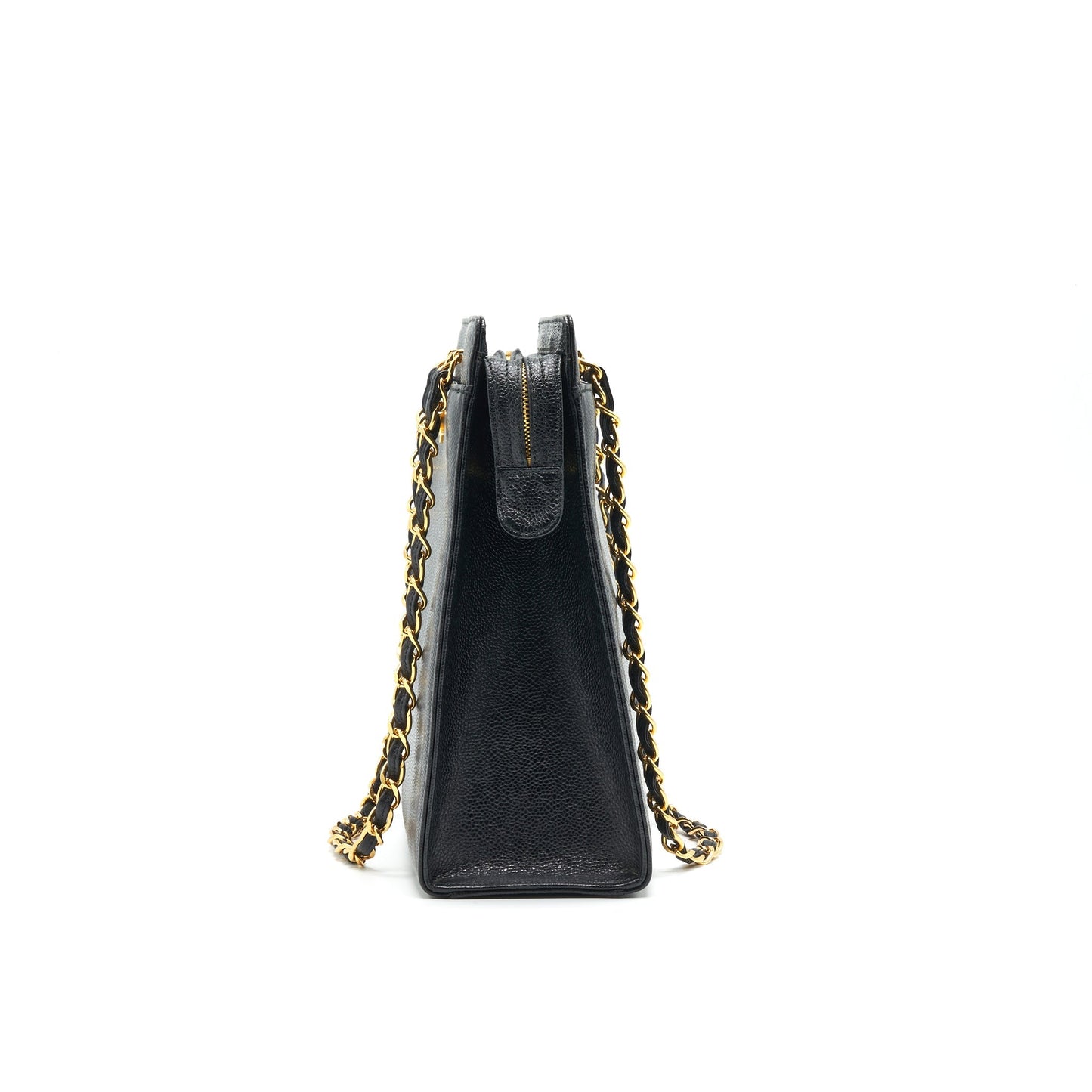 Chanel   24k Gold Caviar shopping Bag with Chain