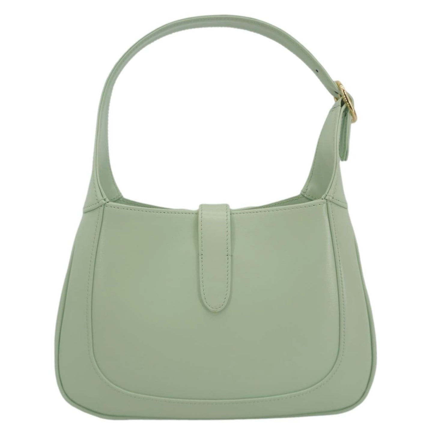 Gucci Jackie Hobo Bag Sage Mint Leather Small Travel Bag