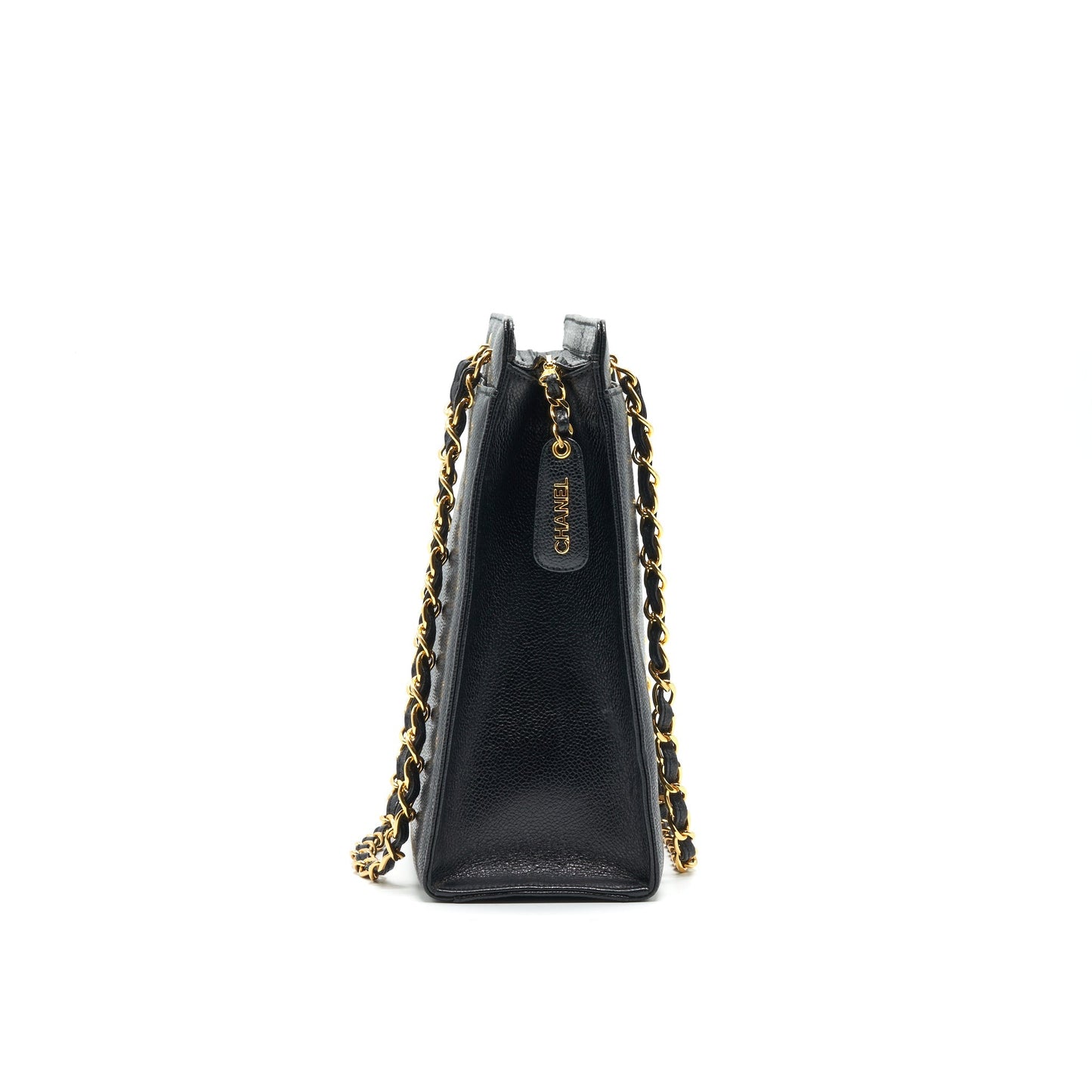 Chanel   24k Gold Caviar shopping Bag with Chain