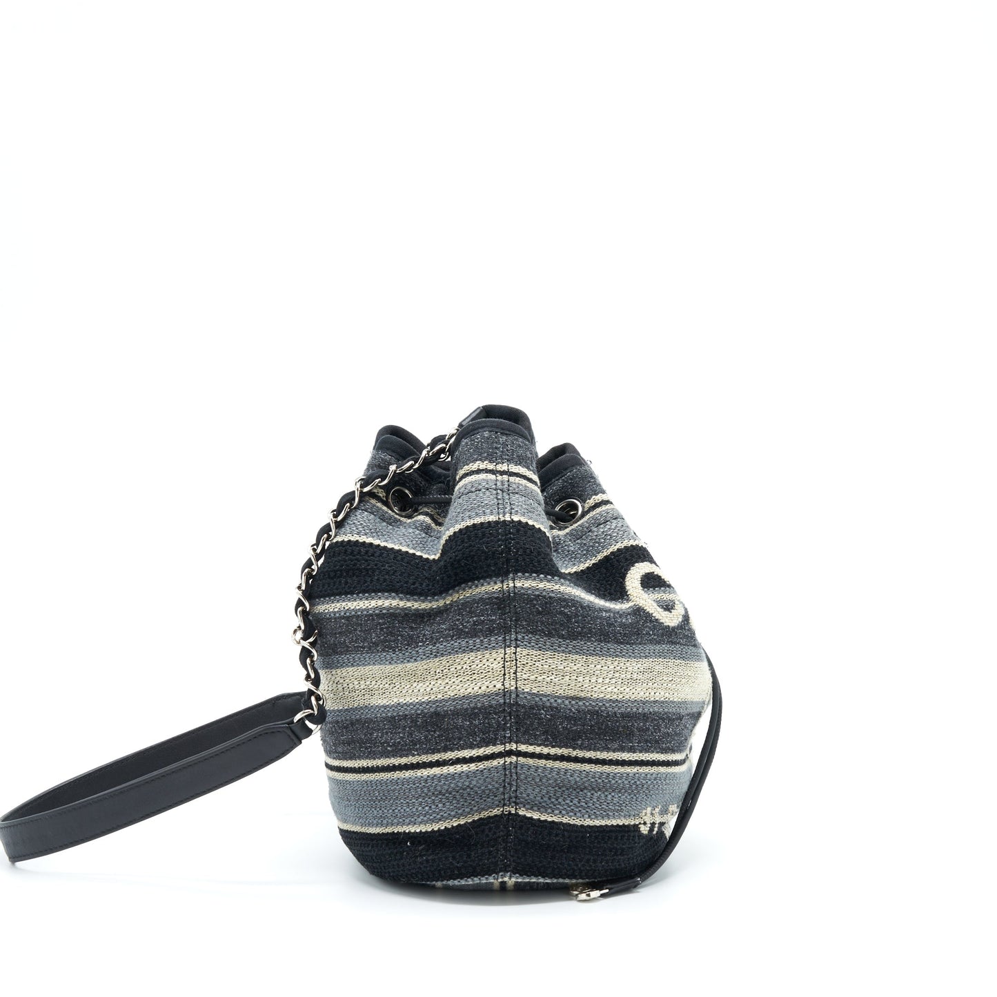 Chanel Rue Camborne Bucket Fabric SHW Multicolour Bucket Bag