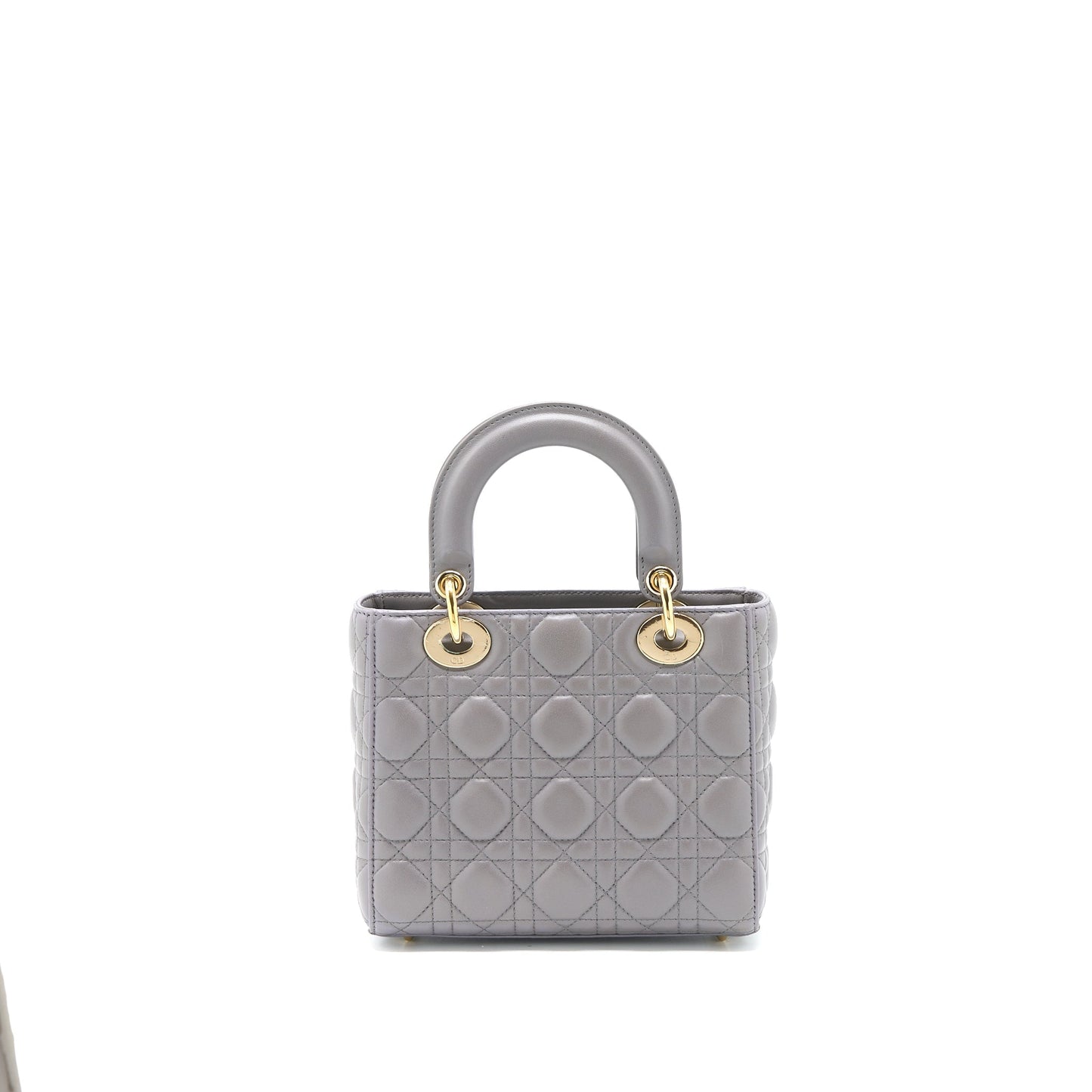 Dior Lady My Abc Lambskin Grey Handbag Small Travel Bag