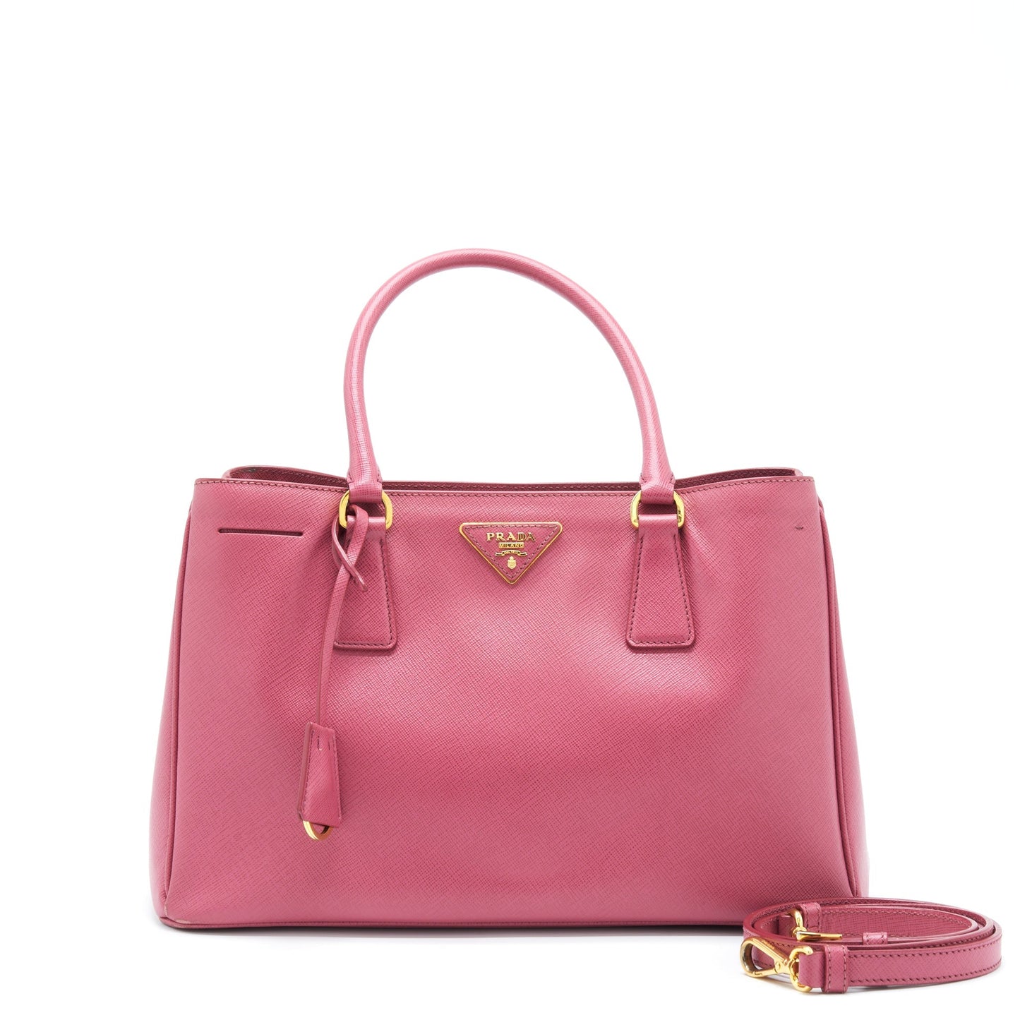 Prada Saffiano Tote Purse Handbag Pink Tote Bag