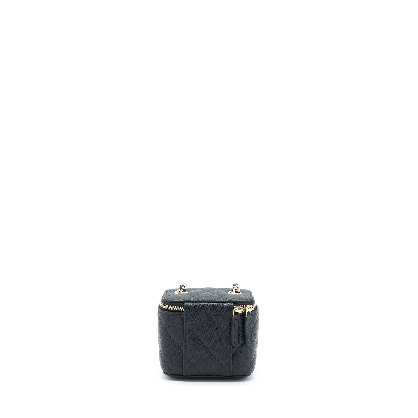 Chanel Vanity Caviar LGHW Black Mini Bag 3