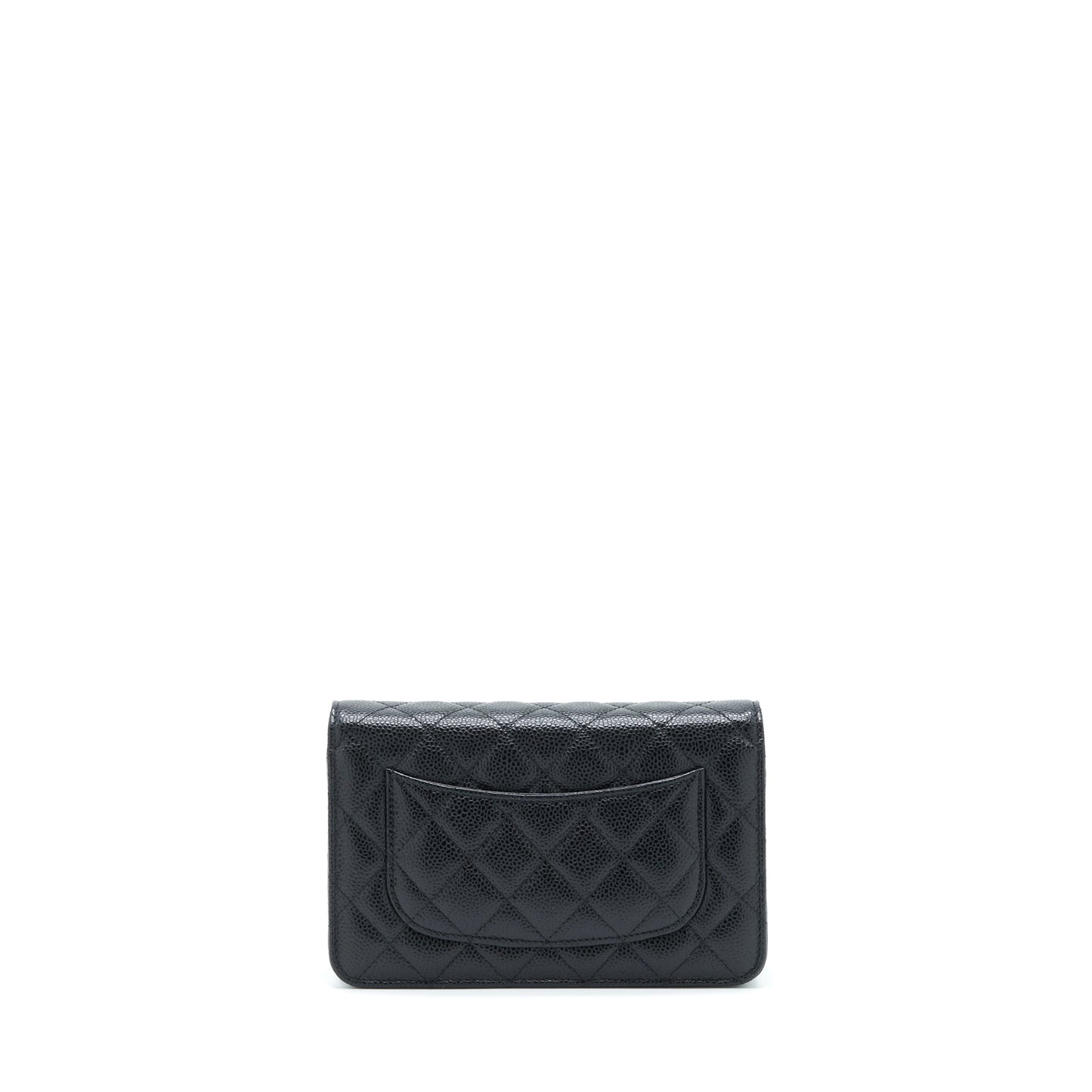 Chanel Classic On Caviar GHW Black Wallet Case Ghw 4