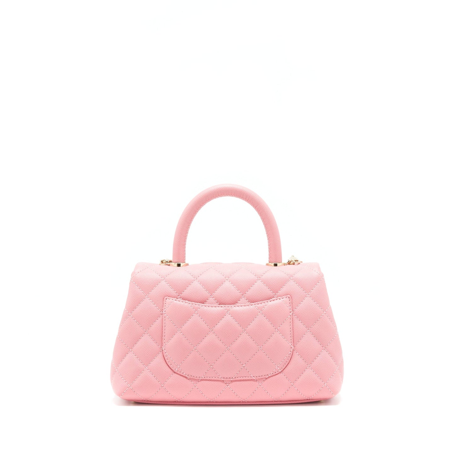 Chanel Coco Handle 24cm Caviar LGHW Pink Small Handbag