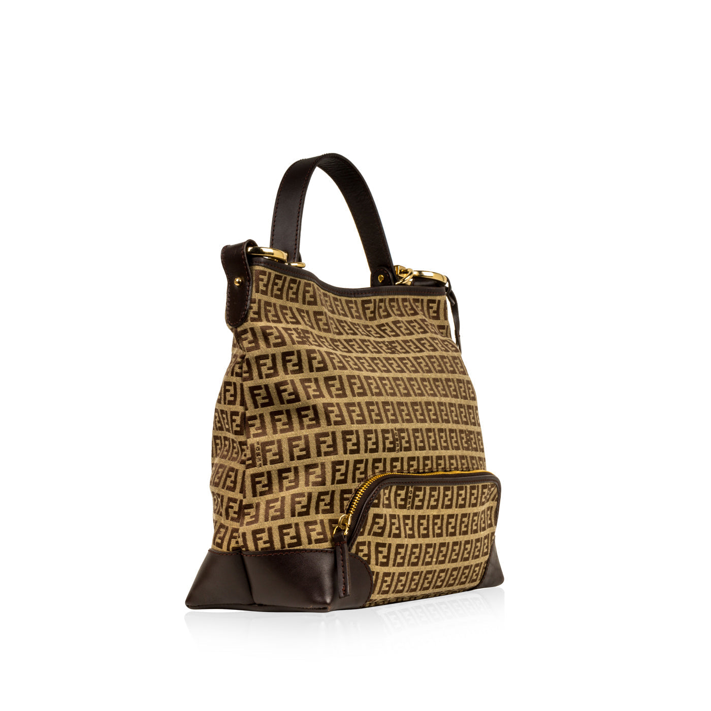 Fendi Tote Monogram Shoulder Bag