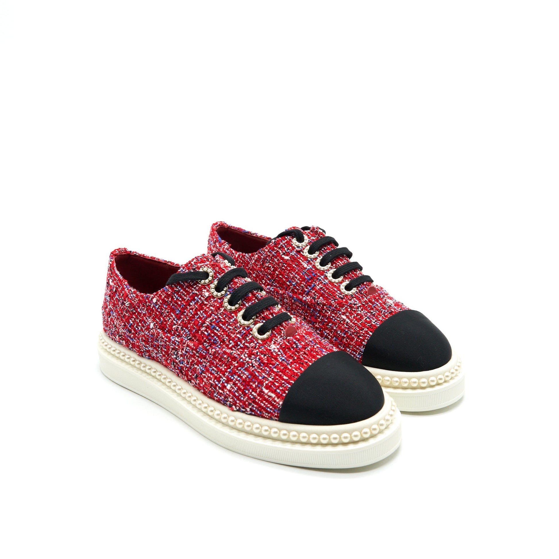 Chanel Red Shoes