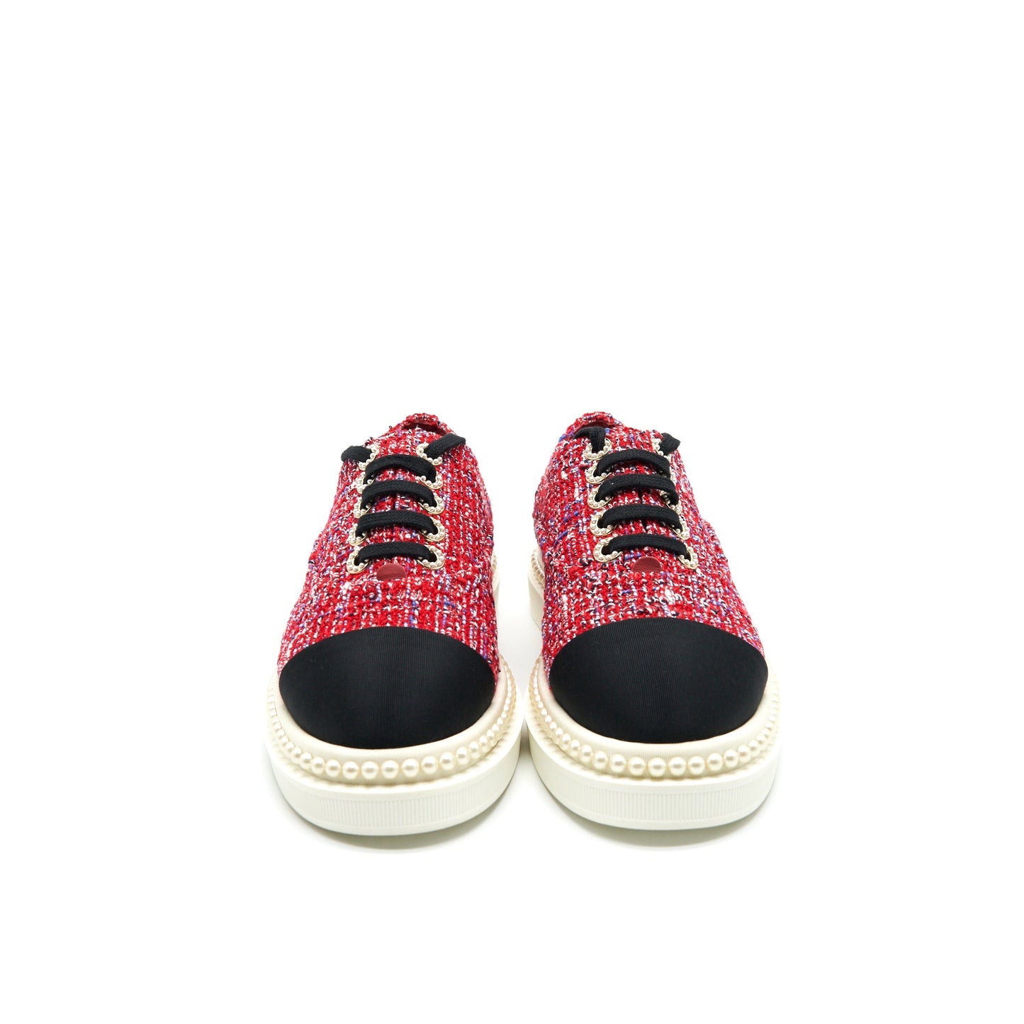 Chanel Red Shoes