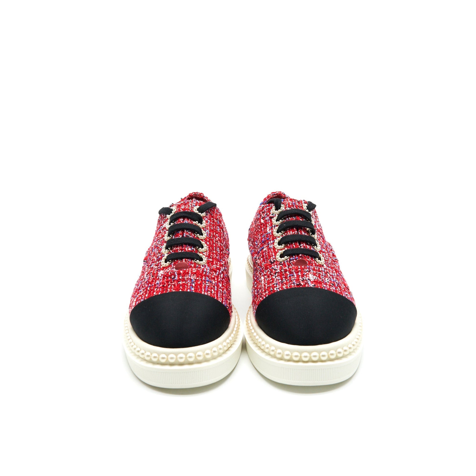 Chanel Red Shoes
