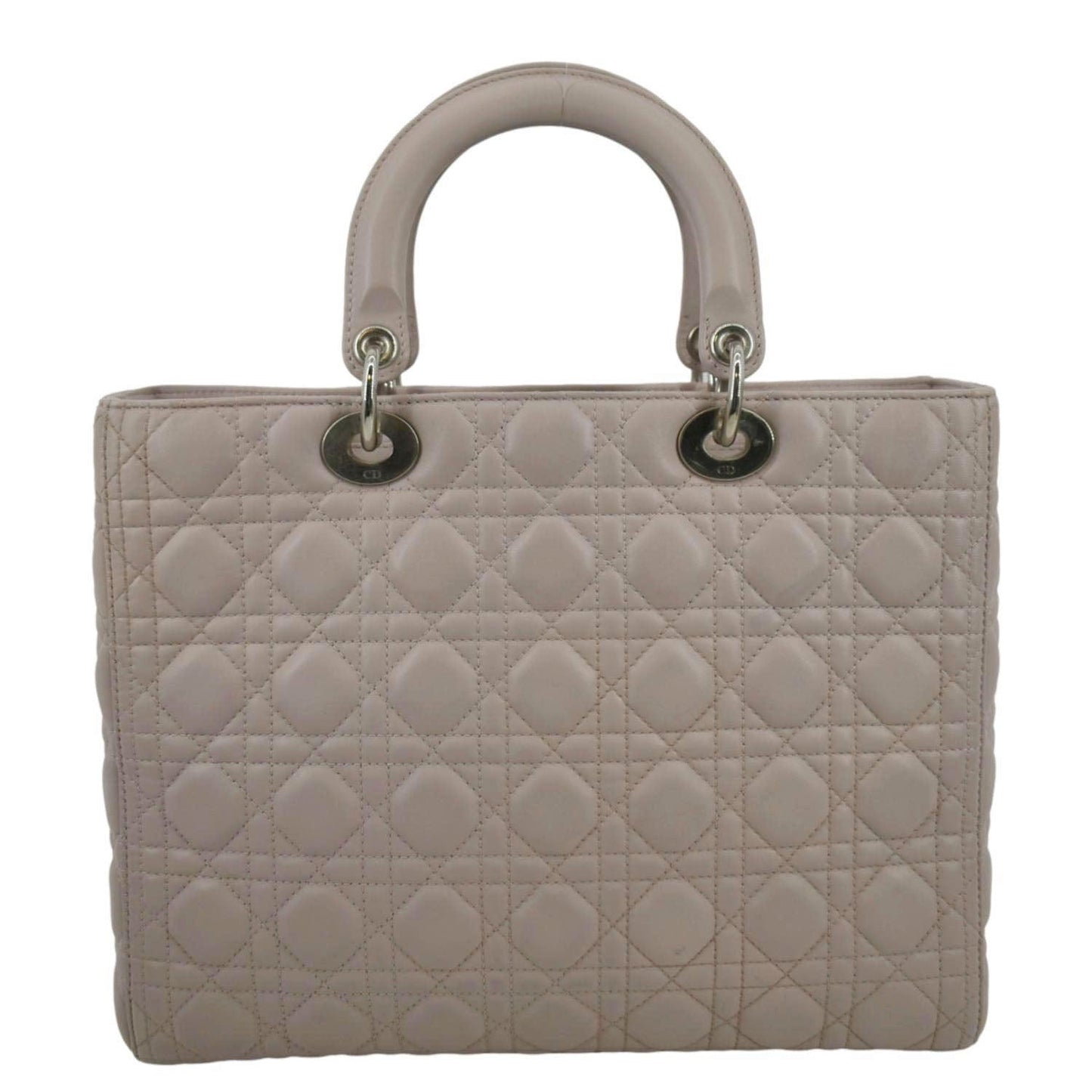 Dior Lady Shoulder Bag Leather Quilted Pink
