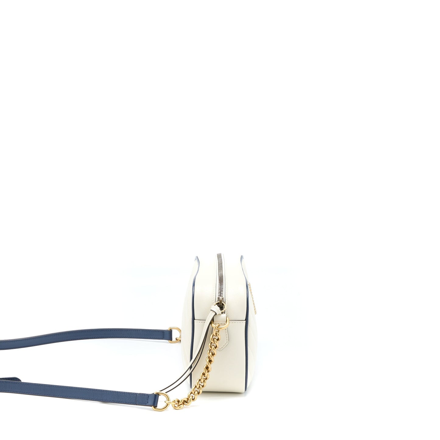 Gucci Marmont Camera Bag Calfskin White Travel Bag